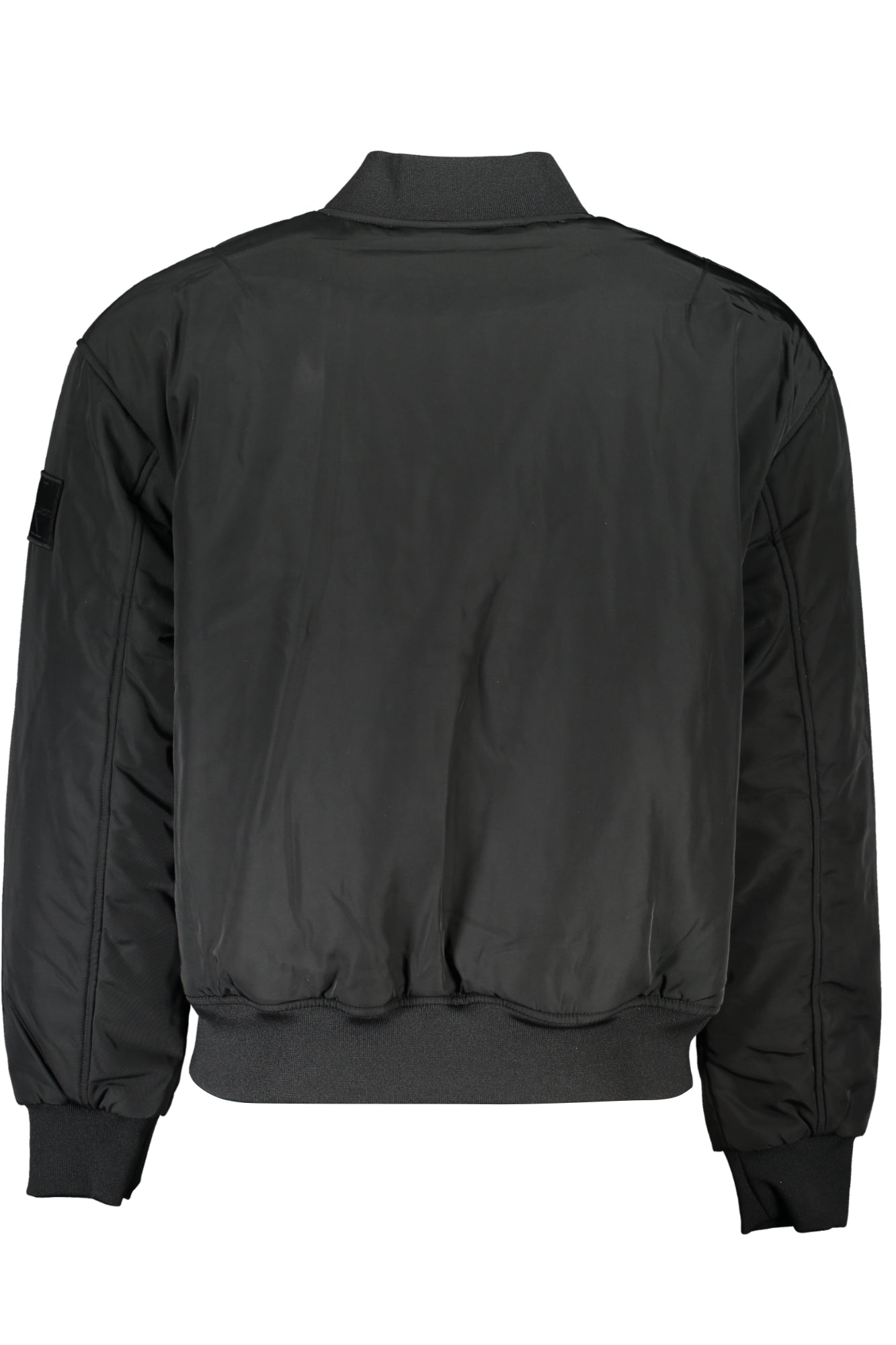 J30J324657_NEBEH – Stylische schwarze Herrenjacke aus recyceltem Material mit Logo-Print – Größe: 2XL – Farbe: Nero