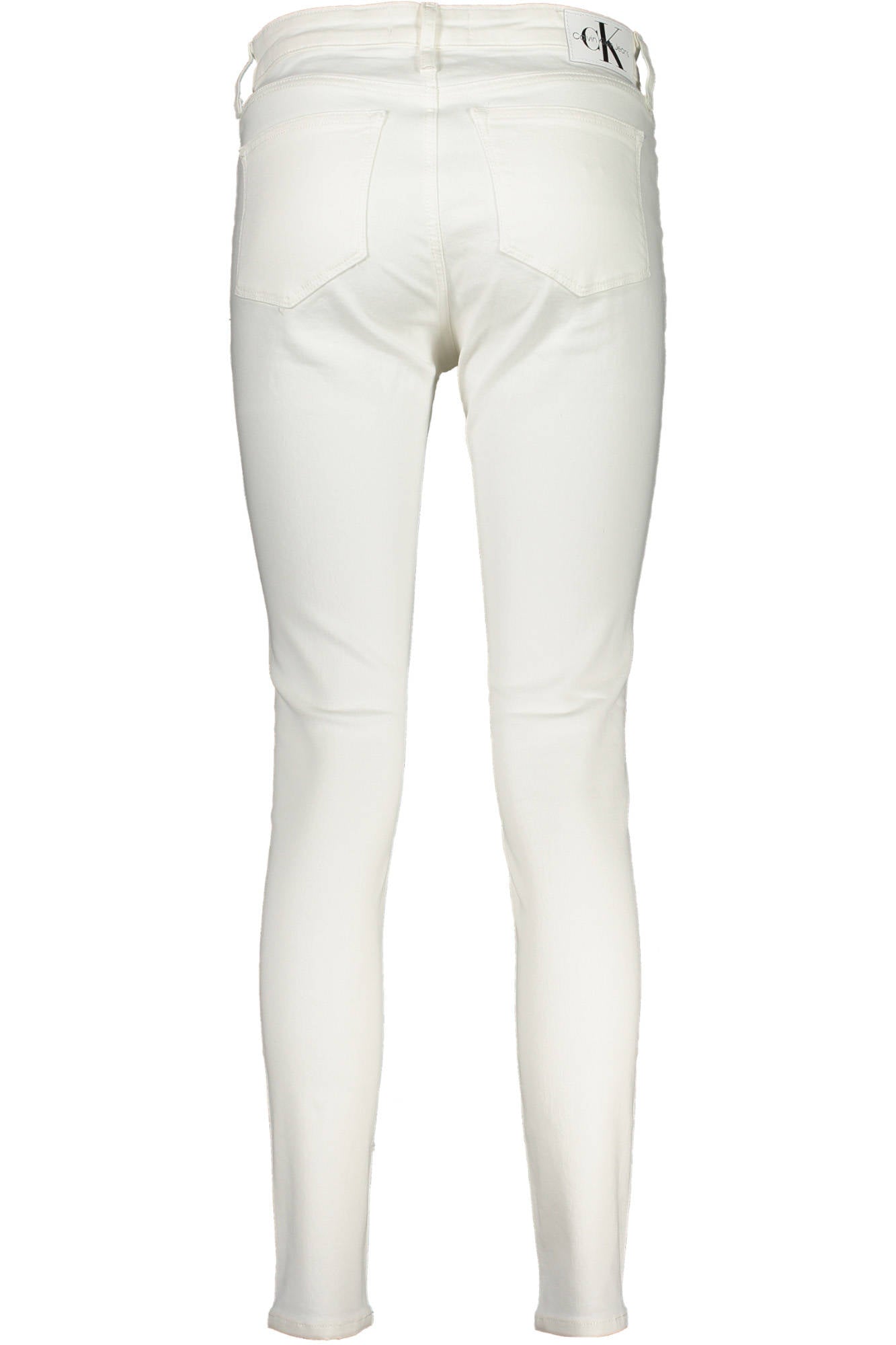 J20J220618_BIANCO_1AA – Weiße Skinny Jeans für Damen: Stilvolle 5-Taschen-Mode mit Applikation – Größe: 25, 26, 27, 28, 29, 30 – Farbe: Bianco