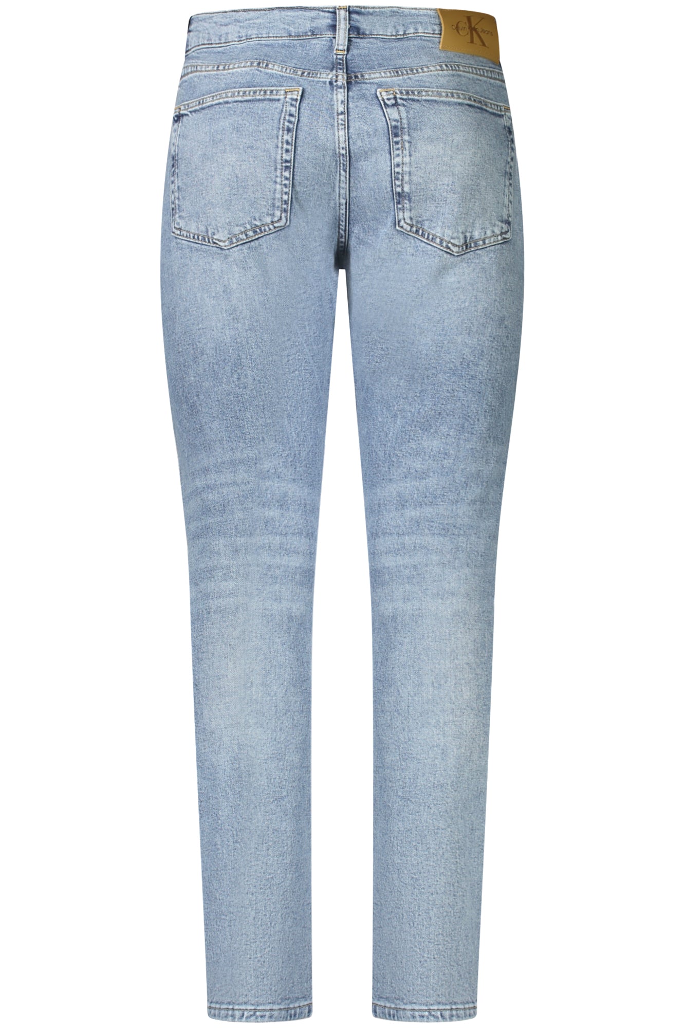J30J326522_AZ1AA – Herren Slim Taper Jeans Blau – Ausgewaschener Look mit Logo-Details – Größe: 28L32, 29L32, 30L32, 31L32, 32L32, 33L32, 34L32, 36L32, 38L32 – Farbe: Azzurro