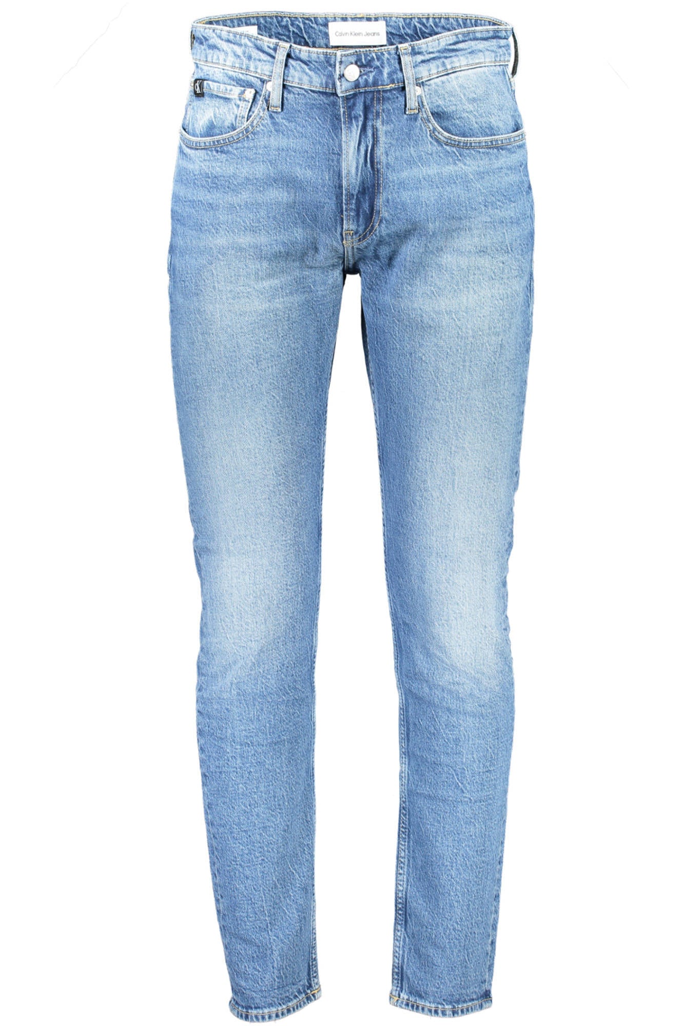 J30J323367_BLU_1A4 – Schmale Herrenjeans Blau: Nachhaltig mit modernem Used-Look – Größe: 30 L32 – Farbe: Blu