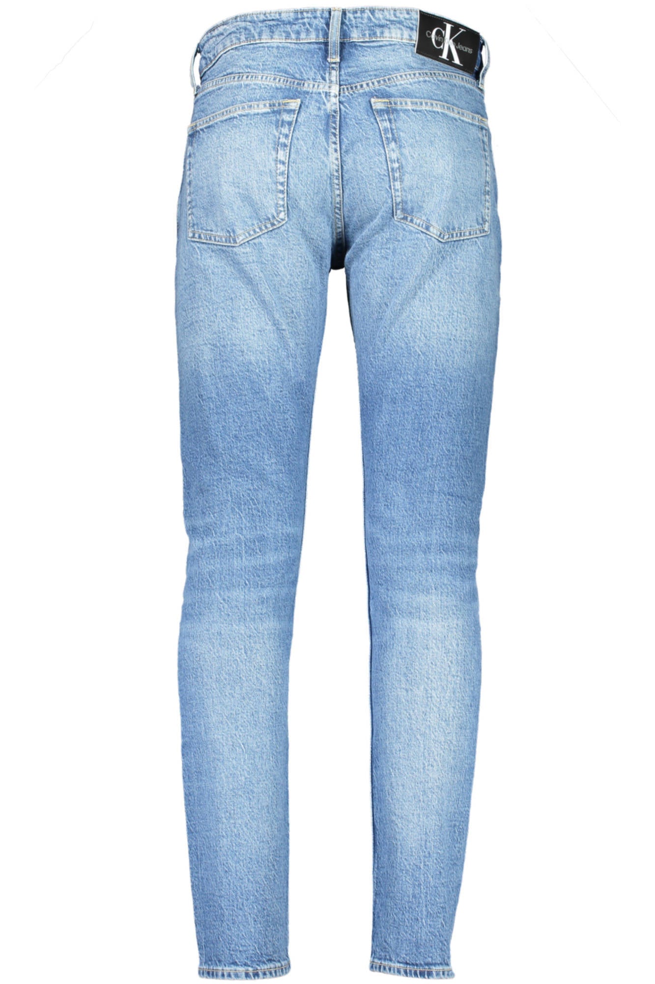J30J323367_BLU_1A4 – Schmale Herrenjeans Blau: Nachhaltig mit modernem Used-Look – Größe: 30 L32 – Farbe: Blu