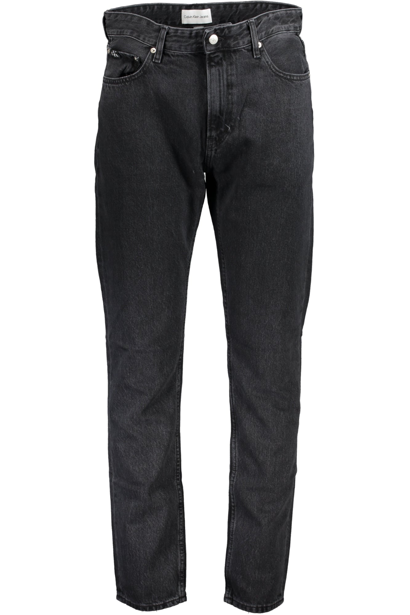 J30J324297_NE1BY – Herren Denim Schwarz: 5-Taschen Jeans mit Wasch-Effekt & Logo – Größe: 30, 31, 32, 33, 34 – Farbe: Nero