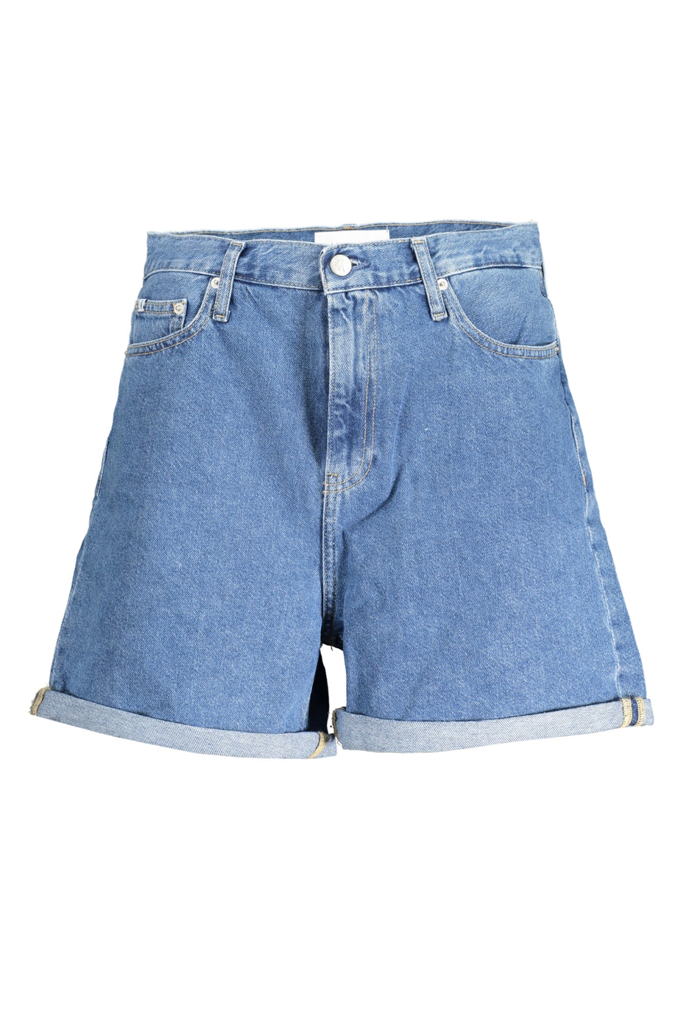 J20J222801_AZ1A4 – CALVIN KLEIN JEANS SHORT DONNA AZZURRO – Größe: 25, 26, 27, 28, 29, 30, 31 – Farbe: Azzurro