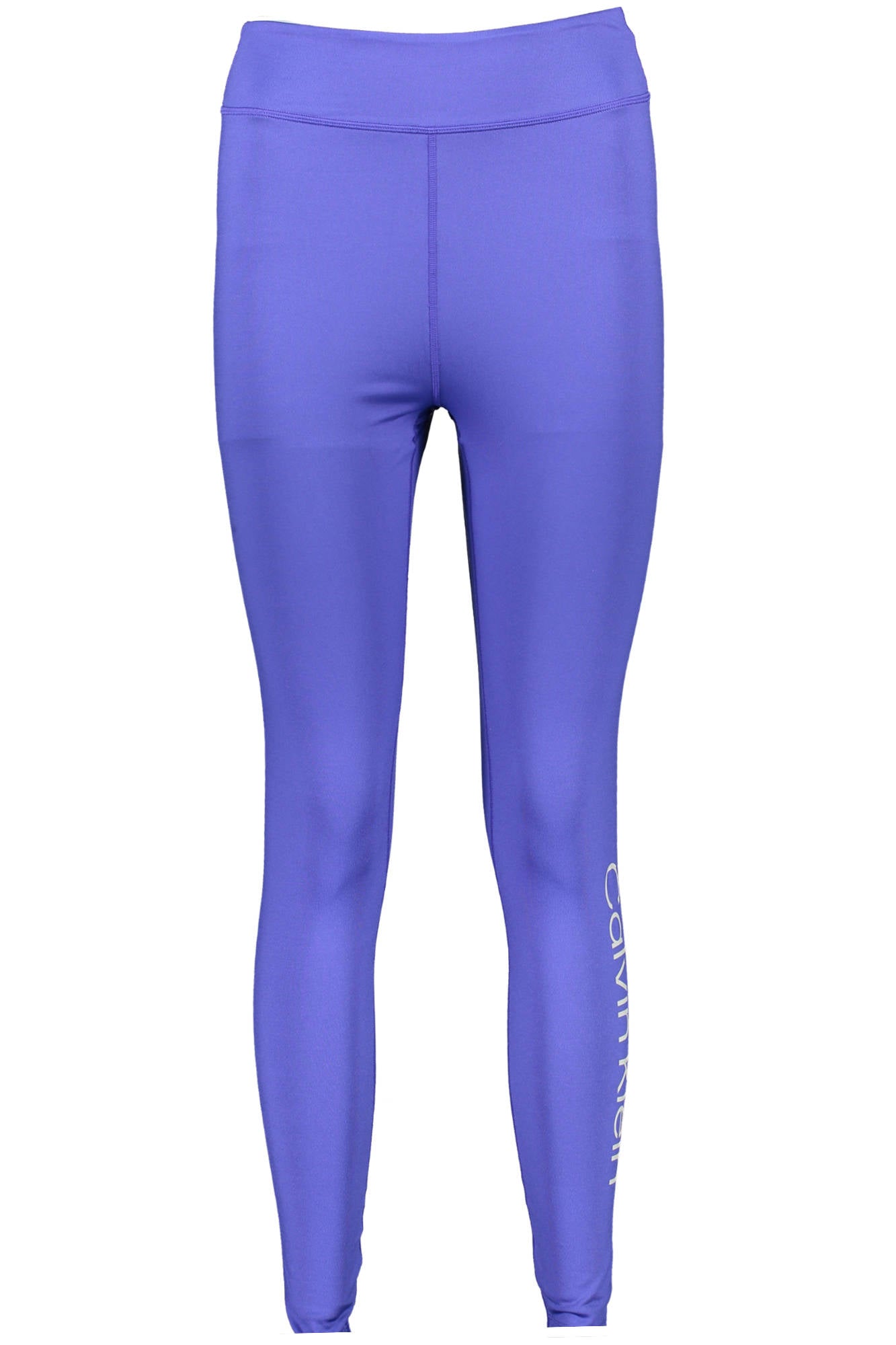 00GWS2L608_BLU_CMB – Elastische Damen Leggings mit reflektierendem Druck in Blau – Größe: XS, XL – Farbe: Blu