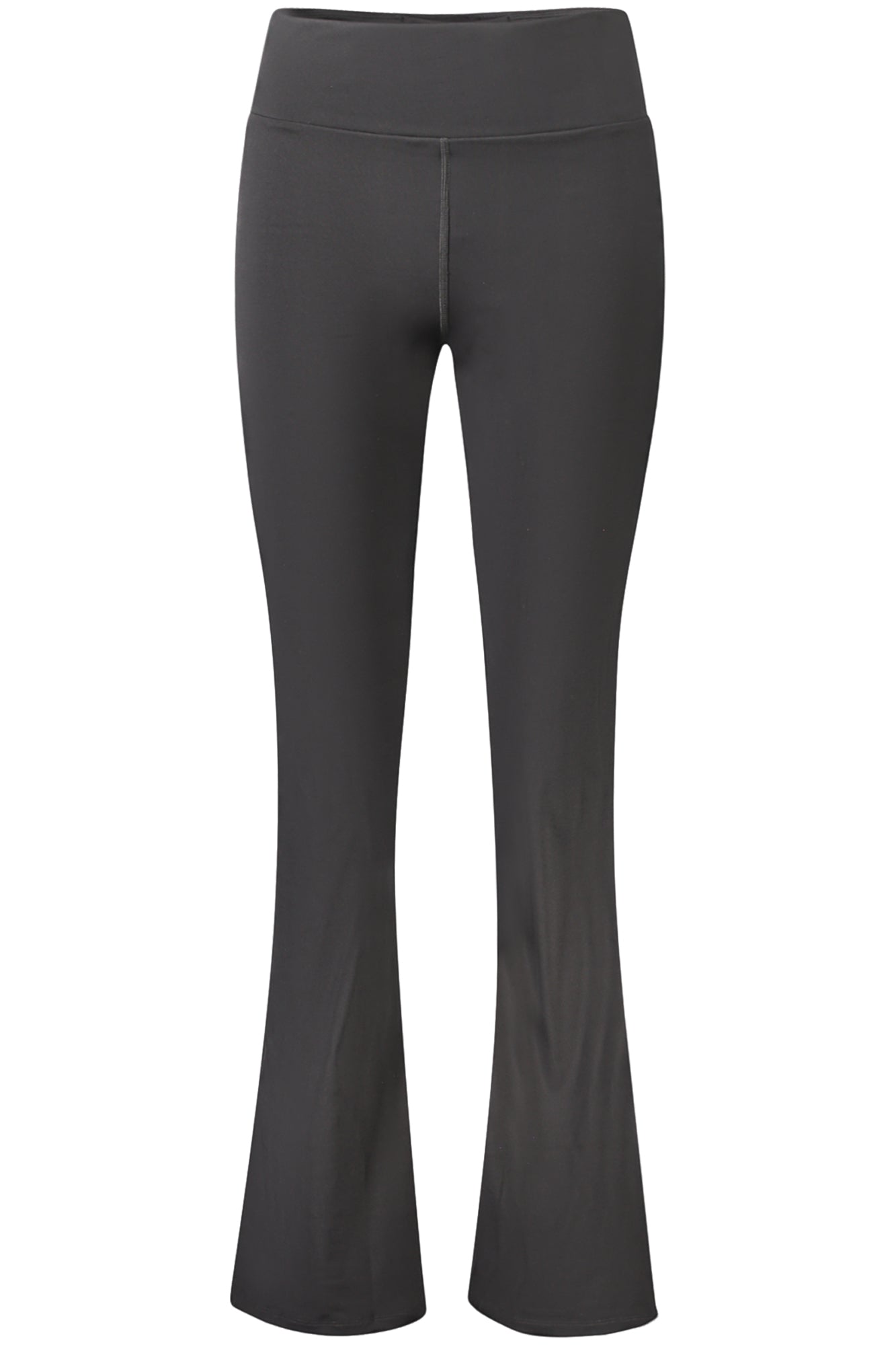 LVGWS5L611_NEUB1 – Schwarze Damen-Leggings: Breiter Bund, Tasche, Weites Bein, Recycelt – Größe: XS, S, M, L, XL – Farbe: Nero