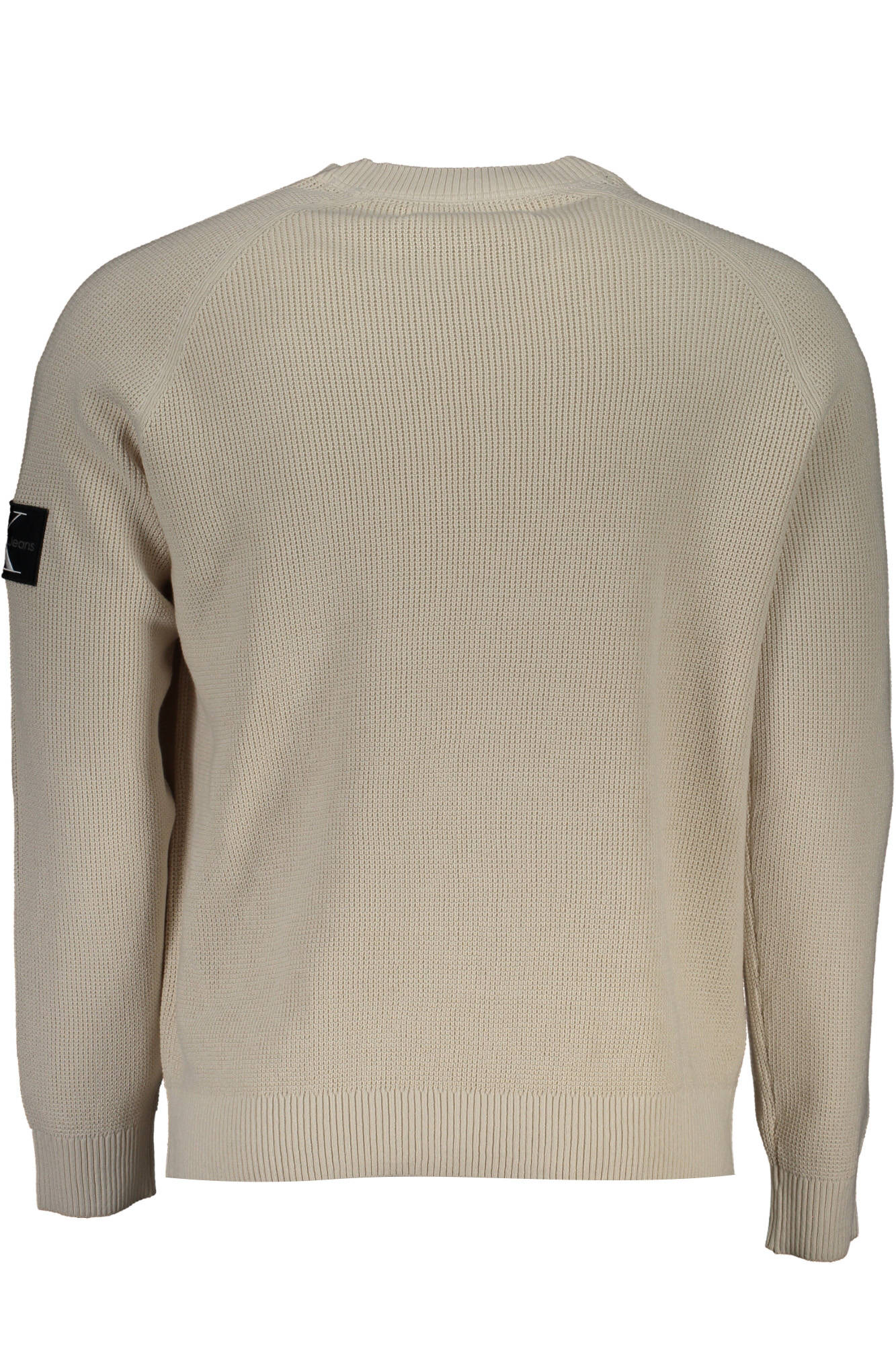 J30J323412_BEIGE_ACF – Eleganter Herren Pullover Beige aus Bio-Baumwolle mit Logo – Größe: XL, L – Farbe: Beige