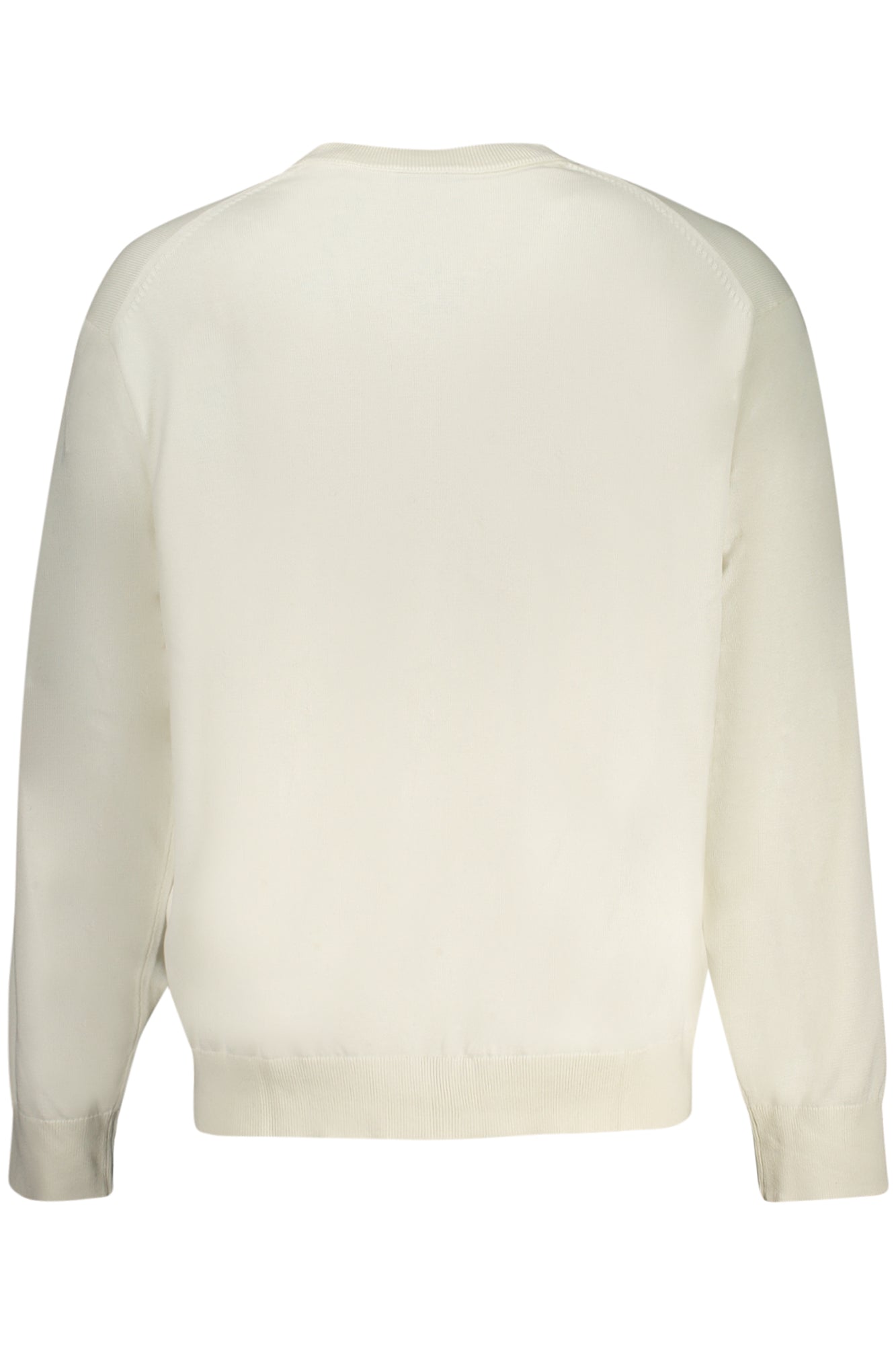 LV04RC309G_BIYAS – Eleganter Herrenpullover in Weiß mit Rundhalsausschnitt und Stickerei – Größe: XL, L, S, M – Farbe: Bianco