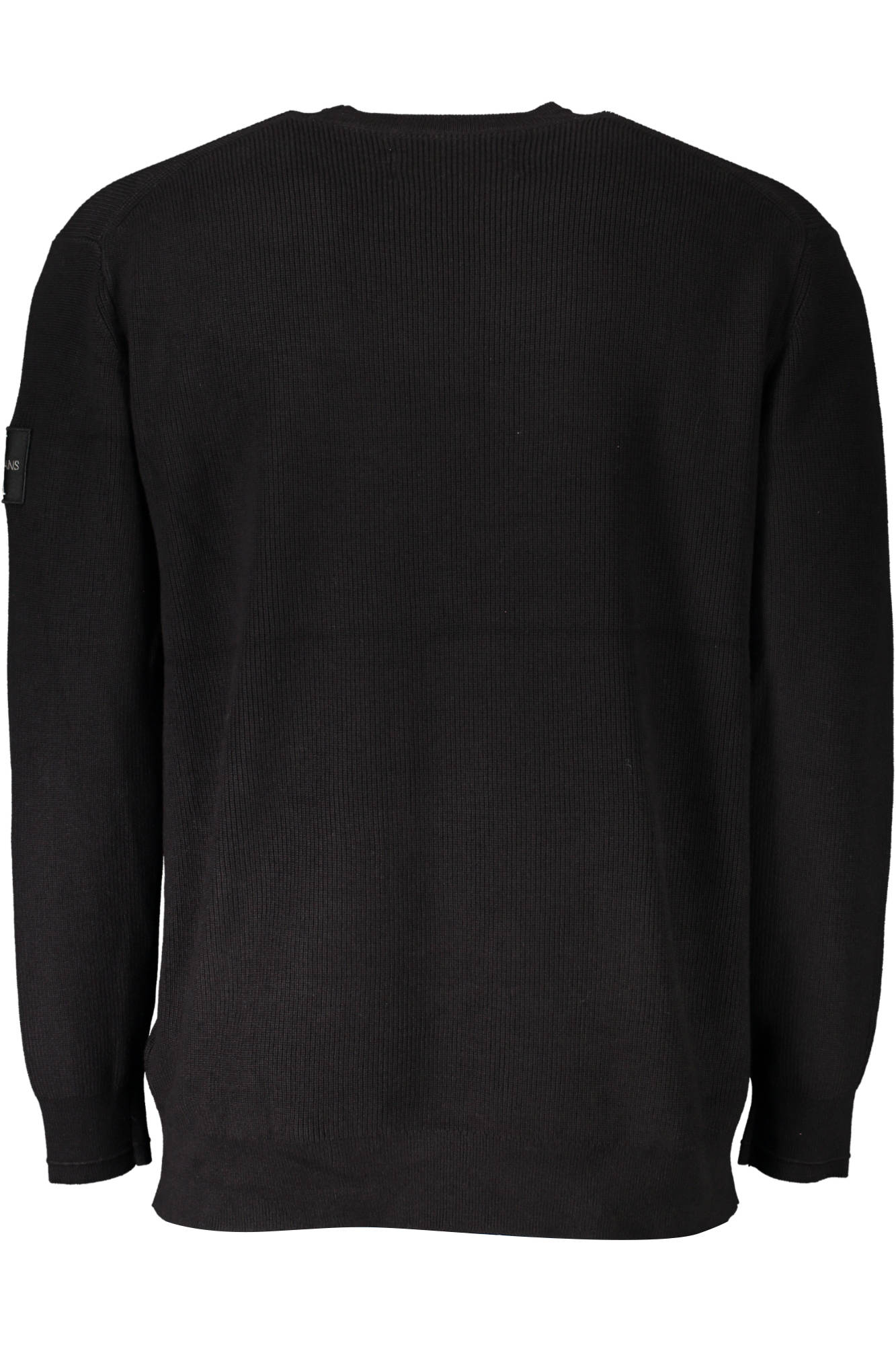 J30J322619_NERO_BEH – Herren Pullover Schwarz: Langarmshirt aus 100% Baumwolle mit Logo – Größe: M, L, XL, 2XL – Farbe: Nero