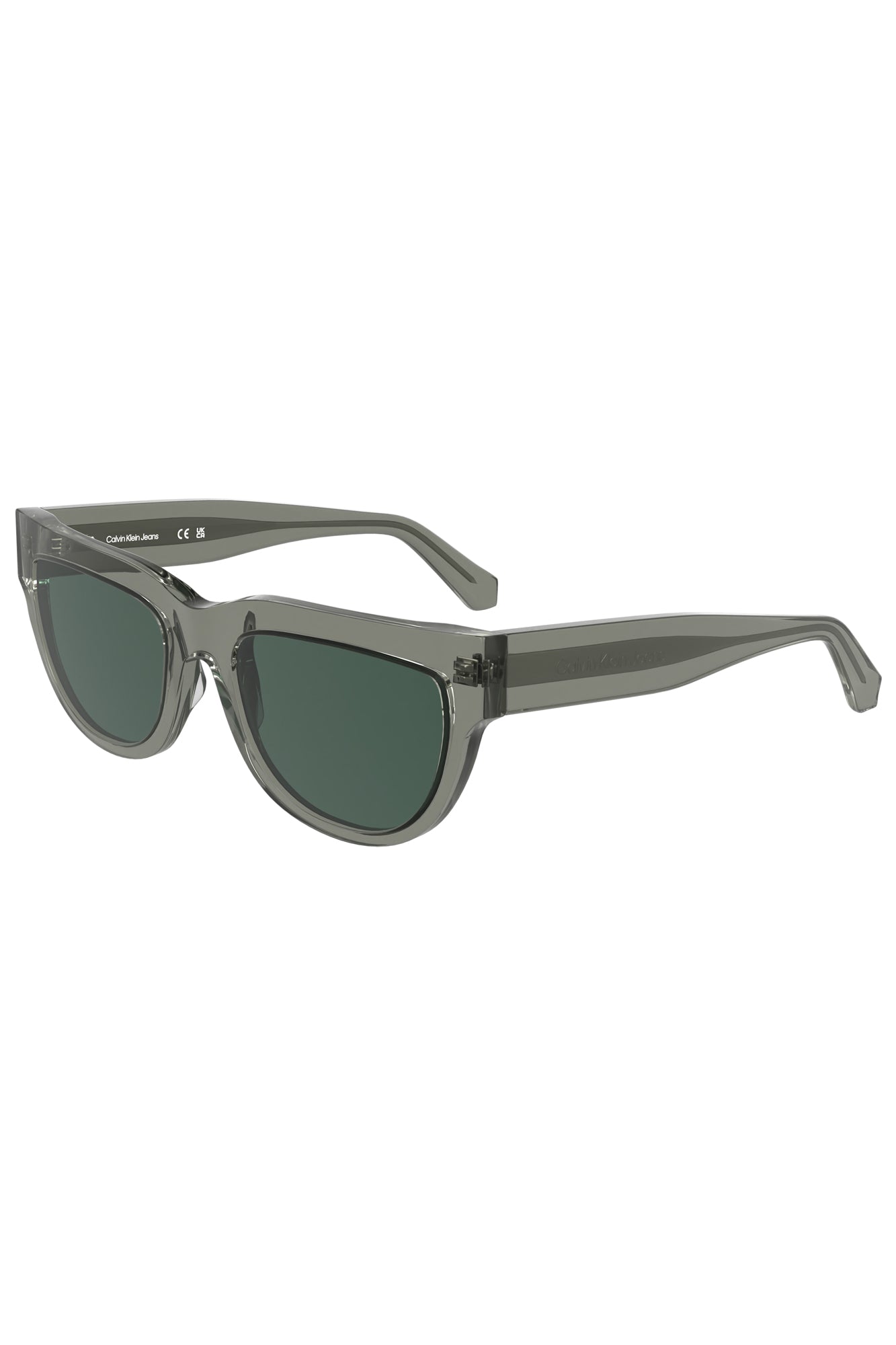 CKJ25600S_GR057 – Stylische Damensonnenbrille in Grau mit quadratischen Rauchgläsern – Größe: UNI – Farbe: Grigio