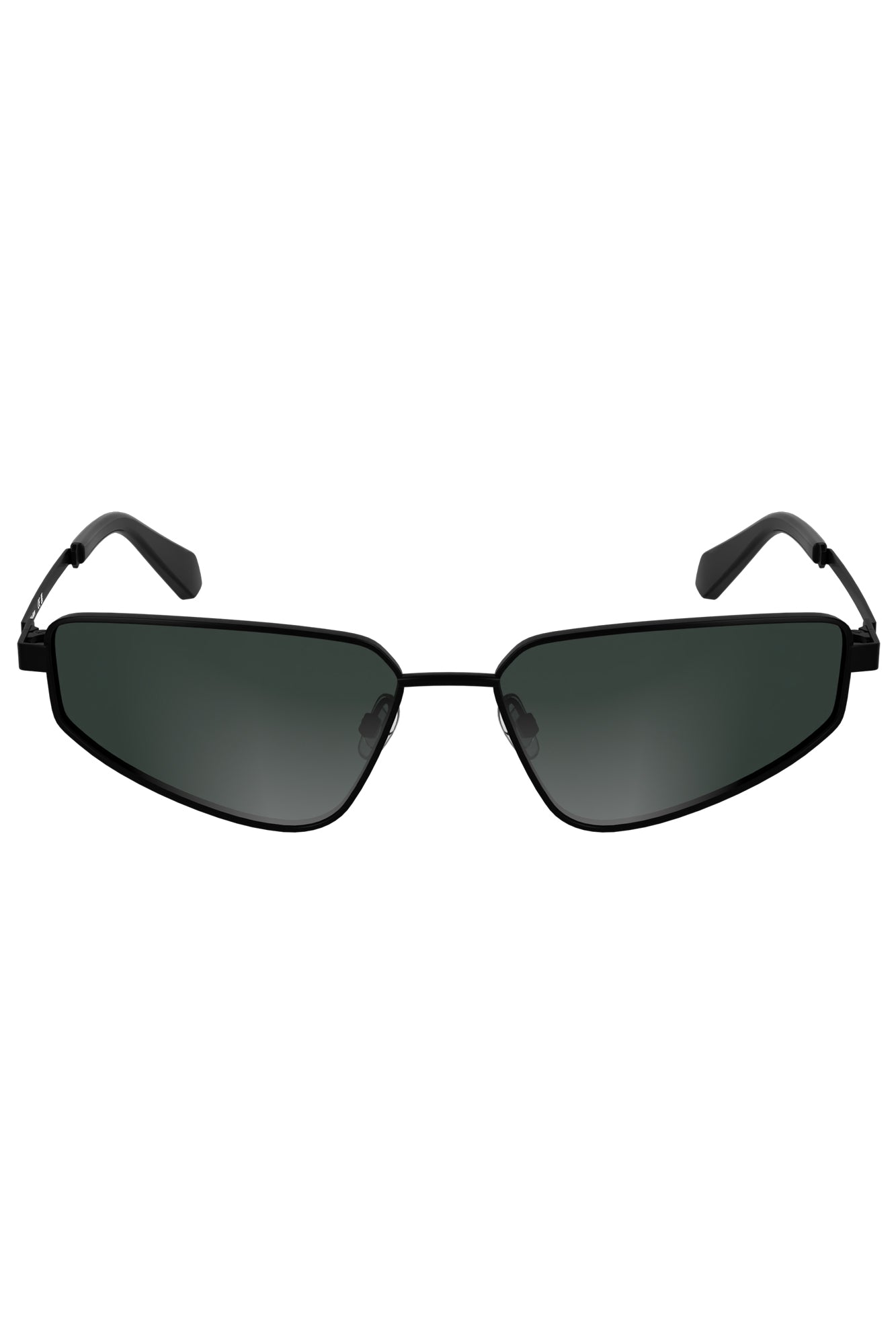 CKJ25200S_NE002 – Stylische Damensonnenbrille mit Metallrahmen und rechteckigen Gläsern – Größe: UNI – Farbe: Nero