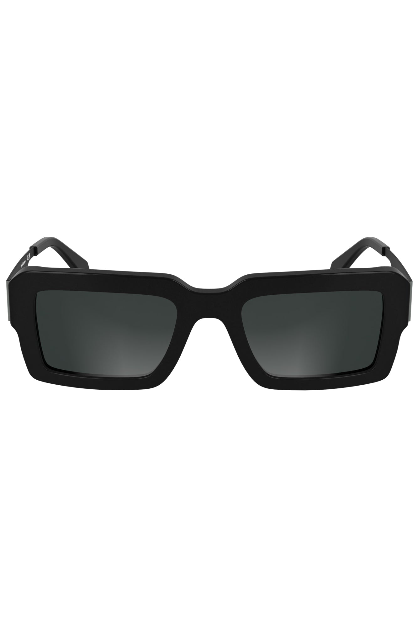 CKJ25606S_NE001 – Elegante Damen-Sonnenbrille Schwarz mit Logo - Rechteckiges Design – Größe: UNI – Farbe: Nero