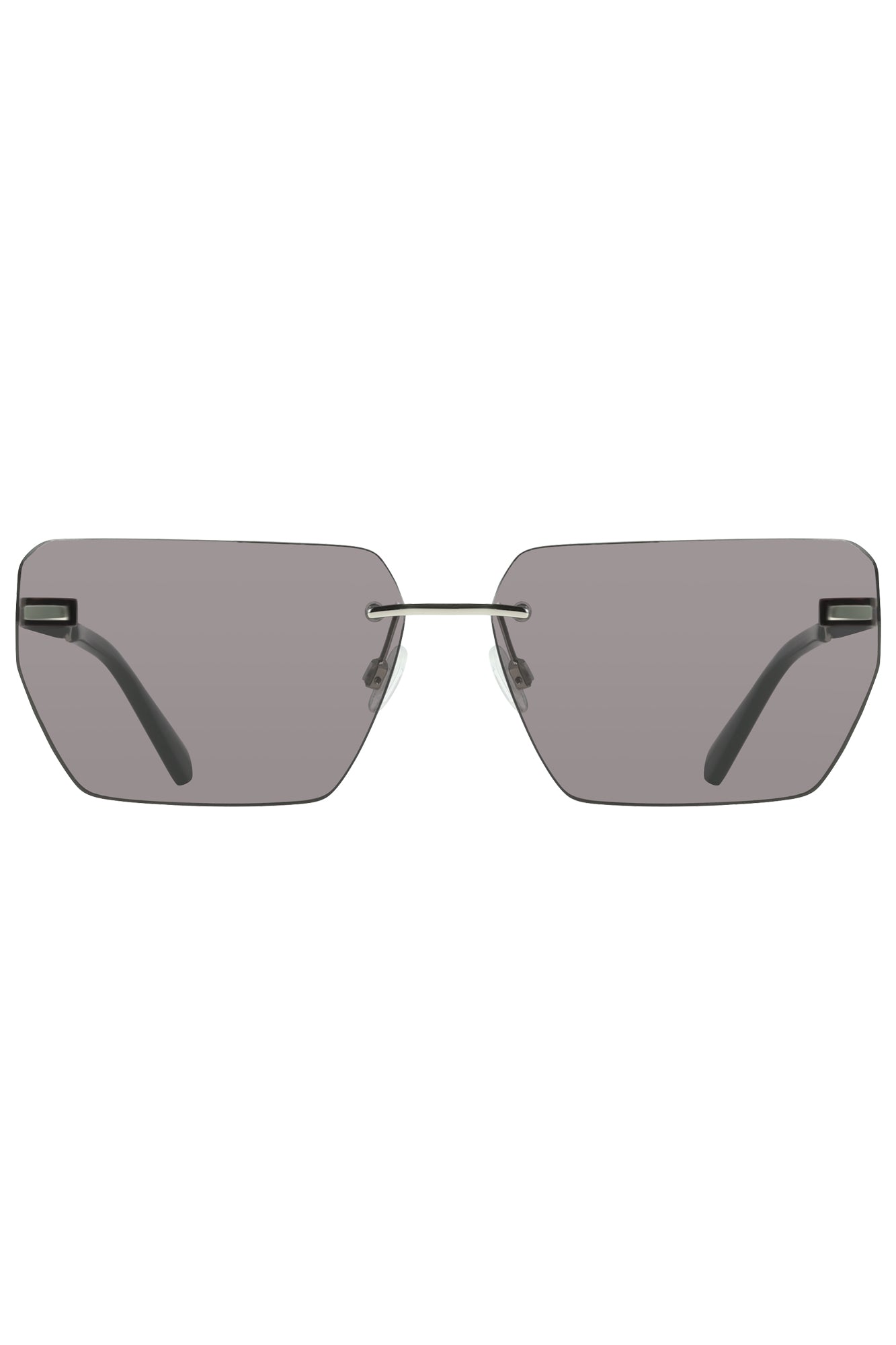 CKJ25207S_AG043 – Herren-Sonnenbrille Silber: Eleganter Look mit Metallgestell – Größe: UNI – Farbe: Argento