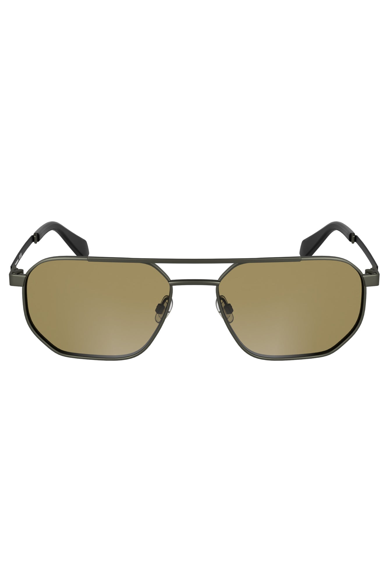 CKJ25202S_BR014 – Sonnenbrille für Herren: Bronze, Metallgestell, Quadrat-Gläser – Größe: UNI – Farbe: Bronzo