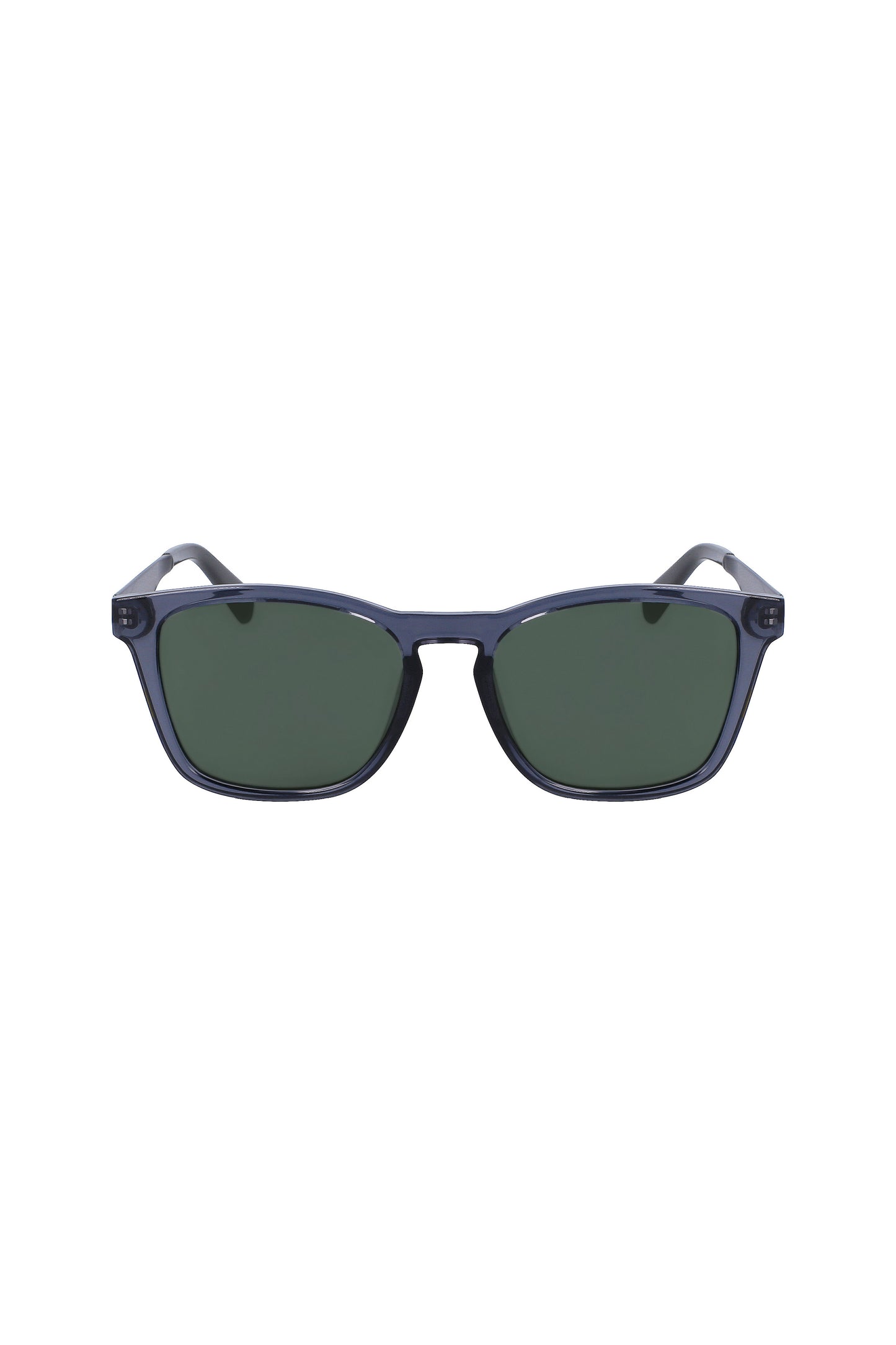 CKJ22642S_GR050 – Graue Herrensonnenbrille mit quadratischen grünen Gläsern, 53 mm – Größe: UNI – Farbe: Grigio