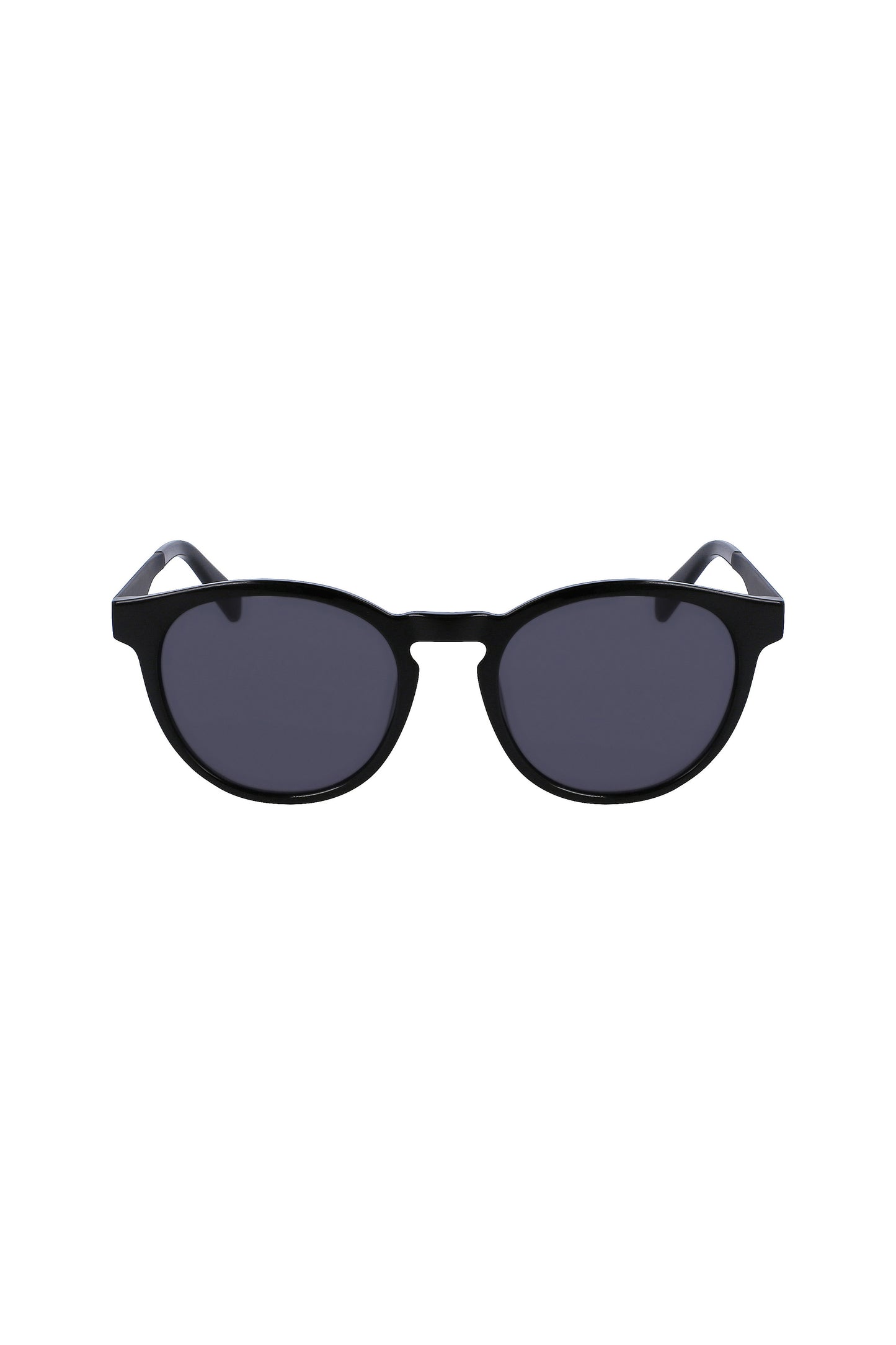 CKJ22643S_NE001 – Trendige Herren-Sonnenbrille Schwarz mit Rundgläsern & Kontrastdetails – Größe: UNI – Farbe: Nero