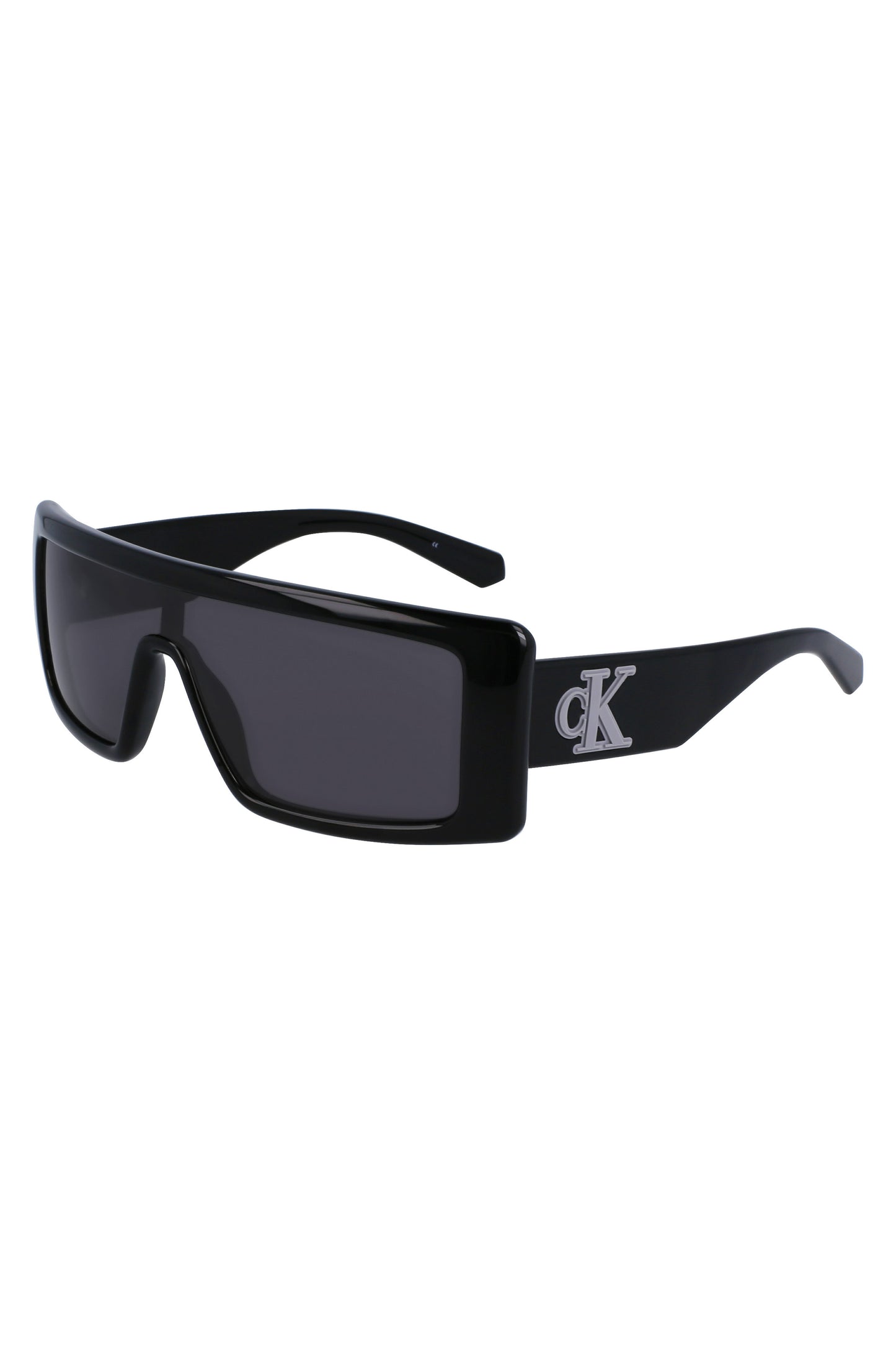 CKJ23655S_NE001 – Stylische Herrensonnenbrille - Rechteckig, Schwarz, Zeitlos Elegant – Größe: UNI – Farbe: Nero