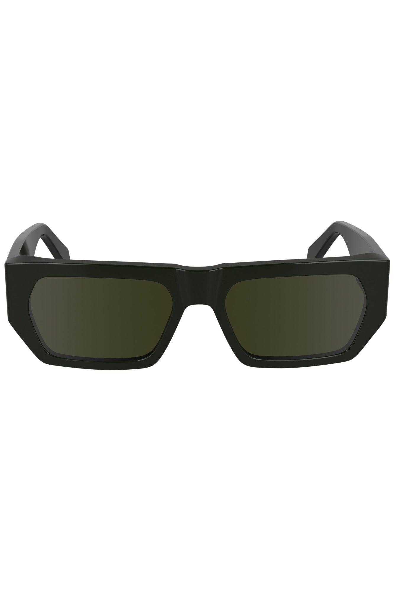 CKJ24625S_VE309 – Herren-Sonnenbrille mit Gestell aus Bio-Acetat und grünen Gläsern – Größe: UNI – Farbe: Verde