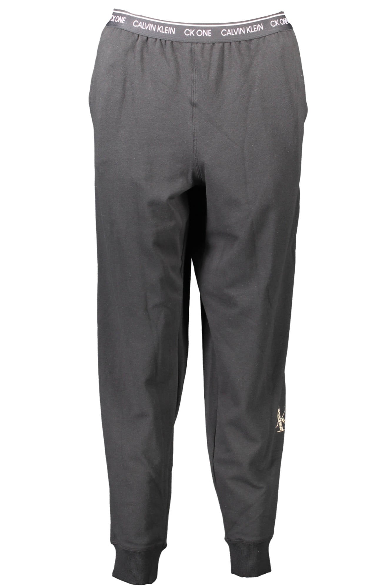 QS6685E_NERO_UB1 – Damen Schlafhose Schwarz: Bequemer Schlafanzug mit Taschen und Kontrast – Größe: XS, S – Farbe: Nero