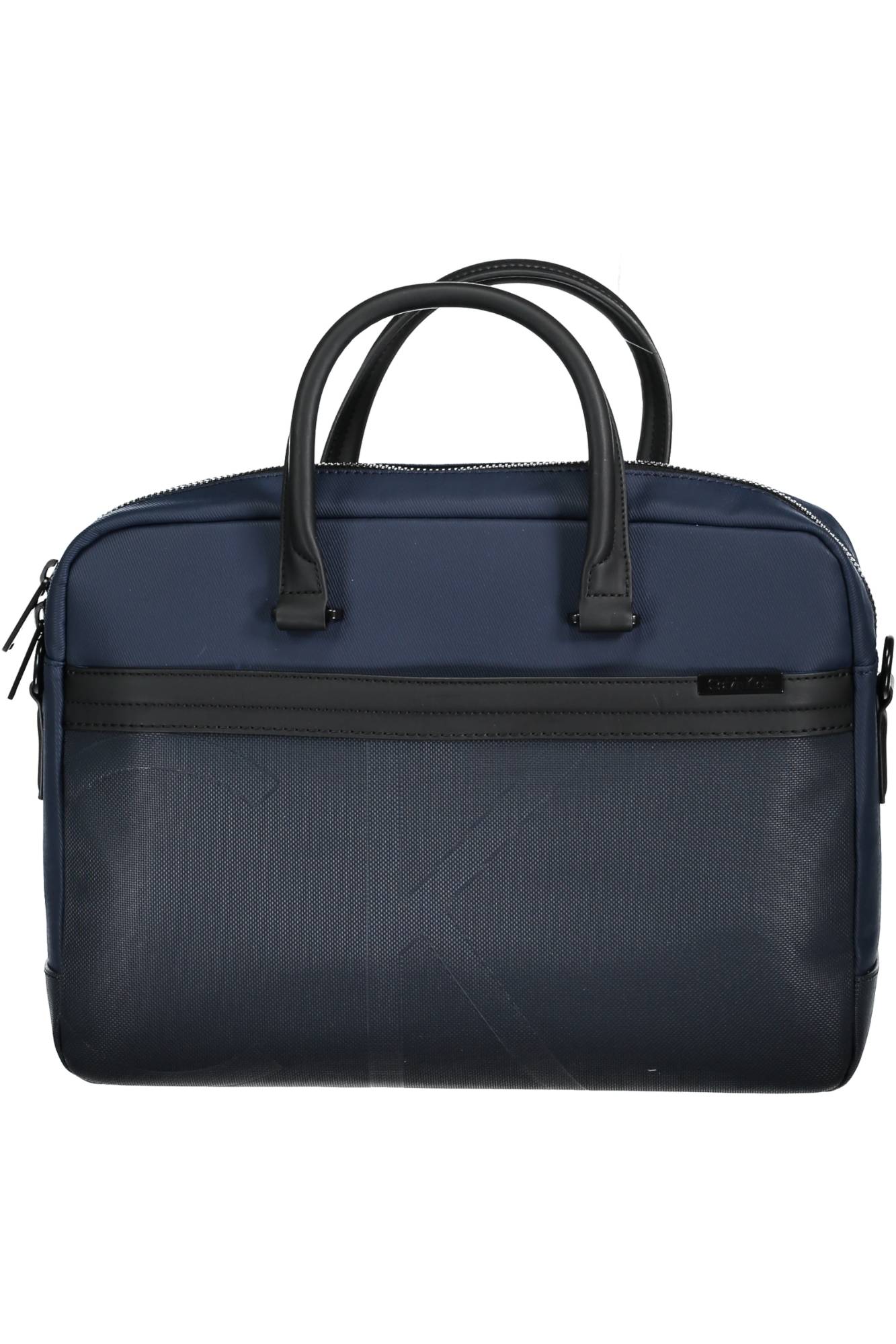 K50K502357_BLU_000 – Stilvolle blaue Herrentasche mit Laptopfach und verstellbarem Gurt – Größe: UNI – Farbe: Blu