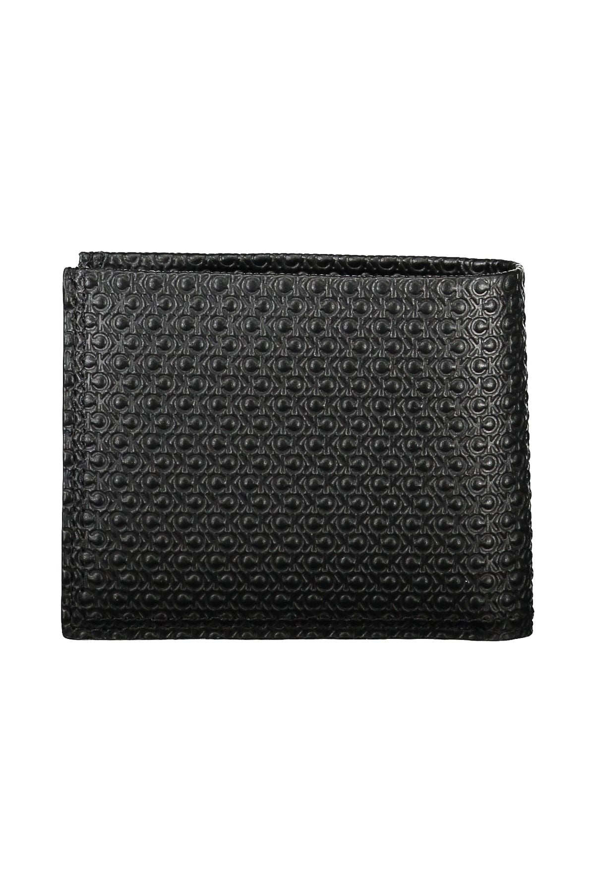 K50K510894_NE0IO – Herren-Geldbörse: Schwarze Brieftasche mit RFID-Schutz und Details – Größe: UNI – Farbe: Nero