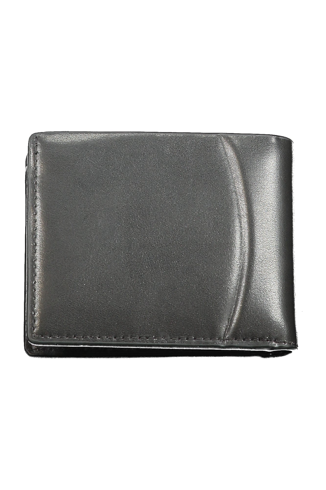 K50K511695_NEBEH – Herrenbrieftasche Schwarz: RFID-Schutz, Doppel-Kartenfach, Kontrastdetails – Größe: UNI – Farbe: Nero