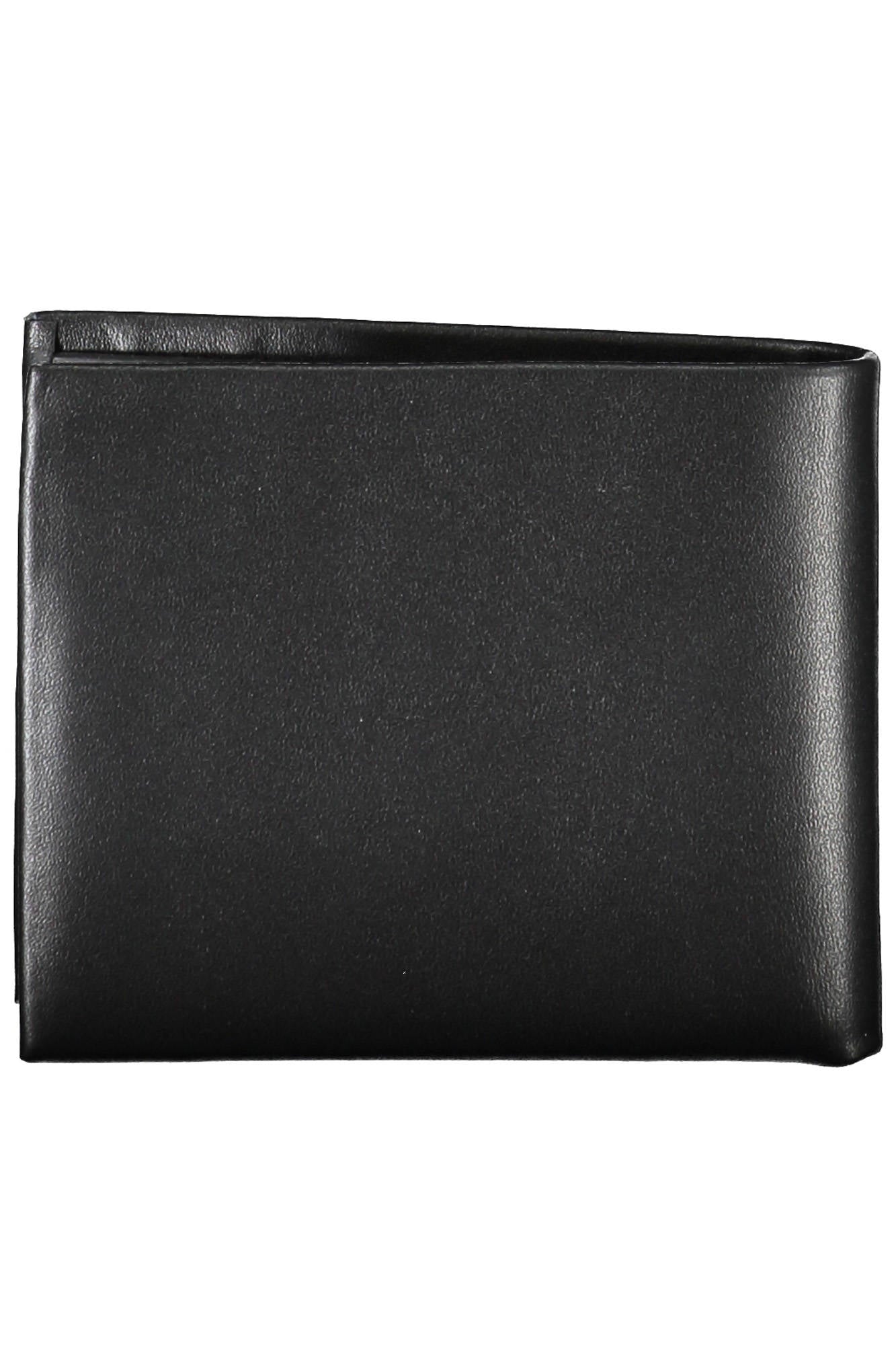 K50K510197_NERO_BAX – Elegantes schwarzes Herrengeldbörse mit RFID-Schutz und Logo-Prägung – Größe: UNI – Farbe: Nero