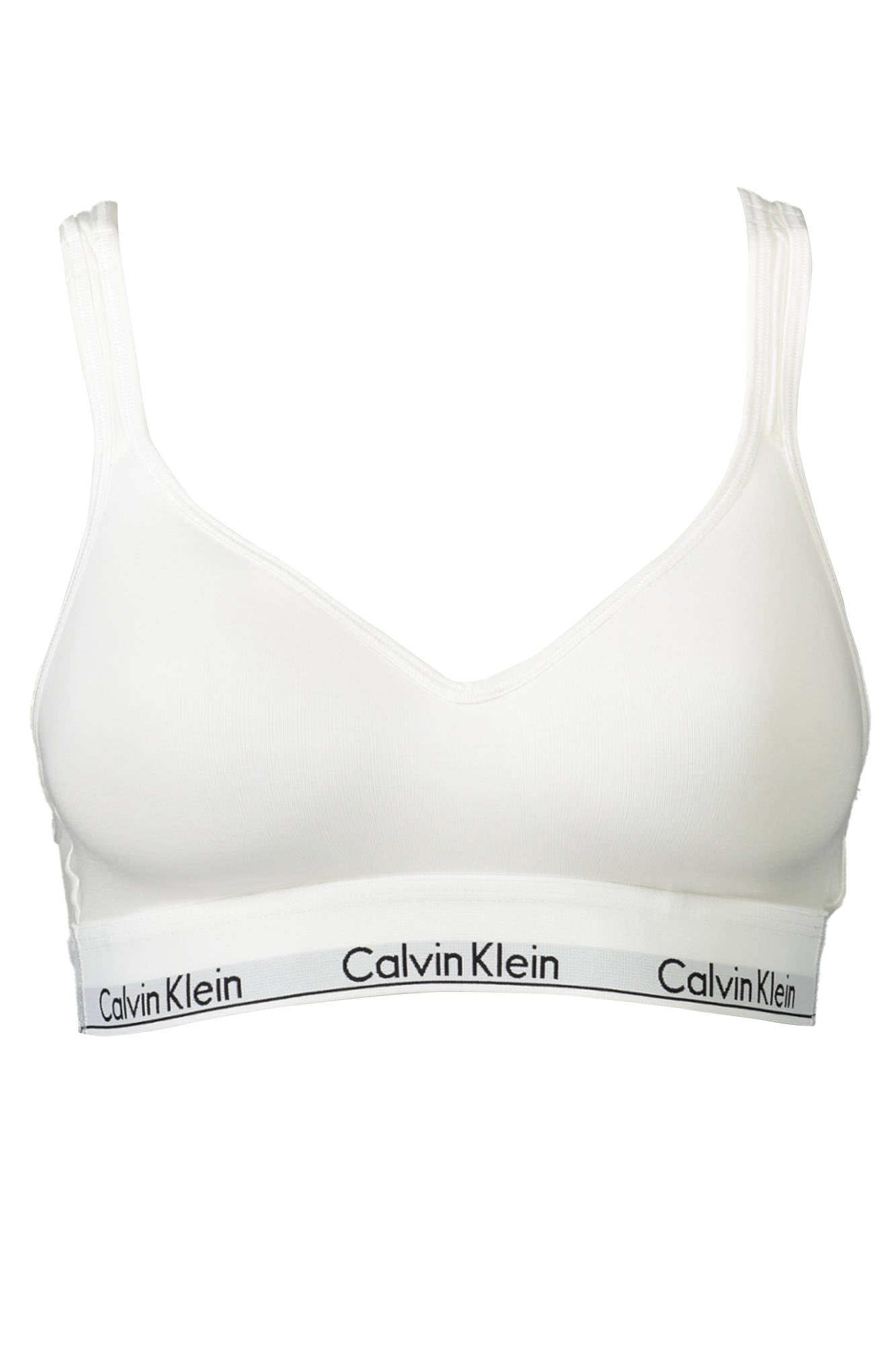 QF1654E_BIANCO_100 – Eleganter Weißer Bralette-BH für Damen mit Überkreuzten Trägern – Größe: XS – Farbe: Bianco
