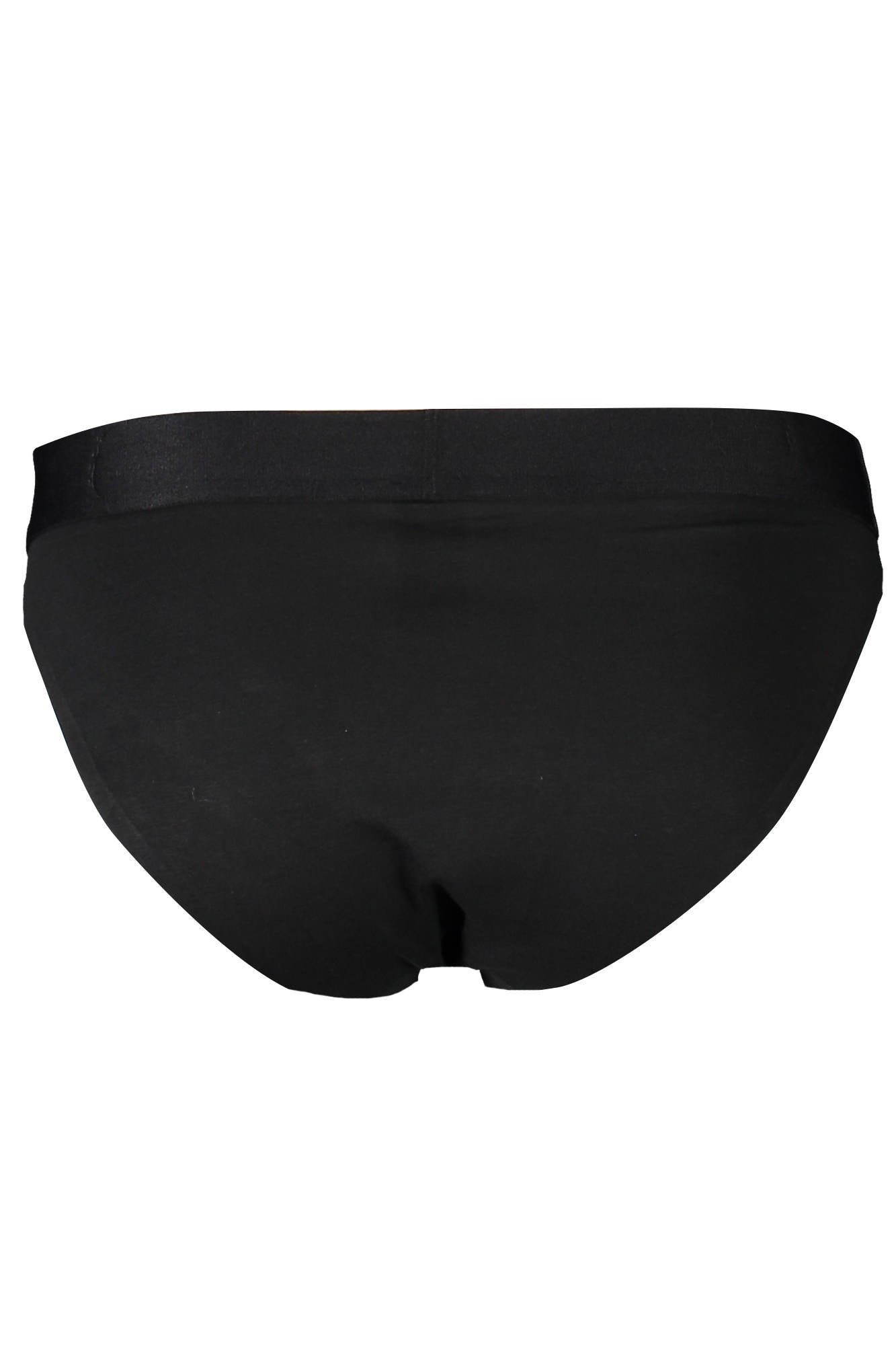 000QF6993_NERO_UB1 – Damen-Slip in Schwarz mit elastischem Bund und Kontrastdetails – Größe: XS – Farbe: Nero