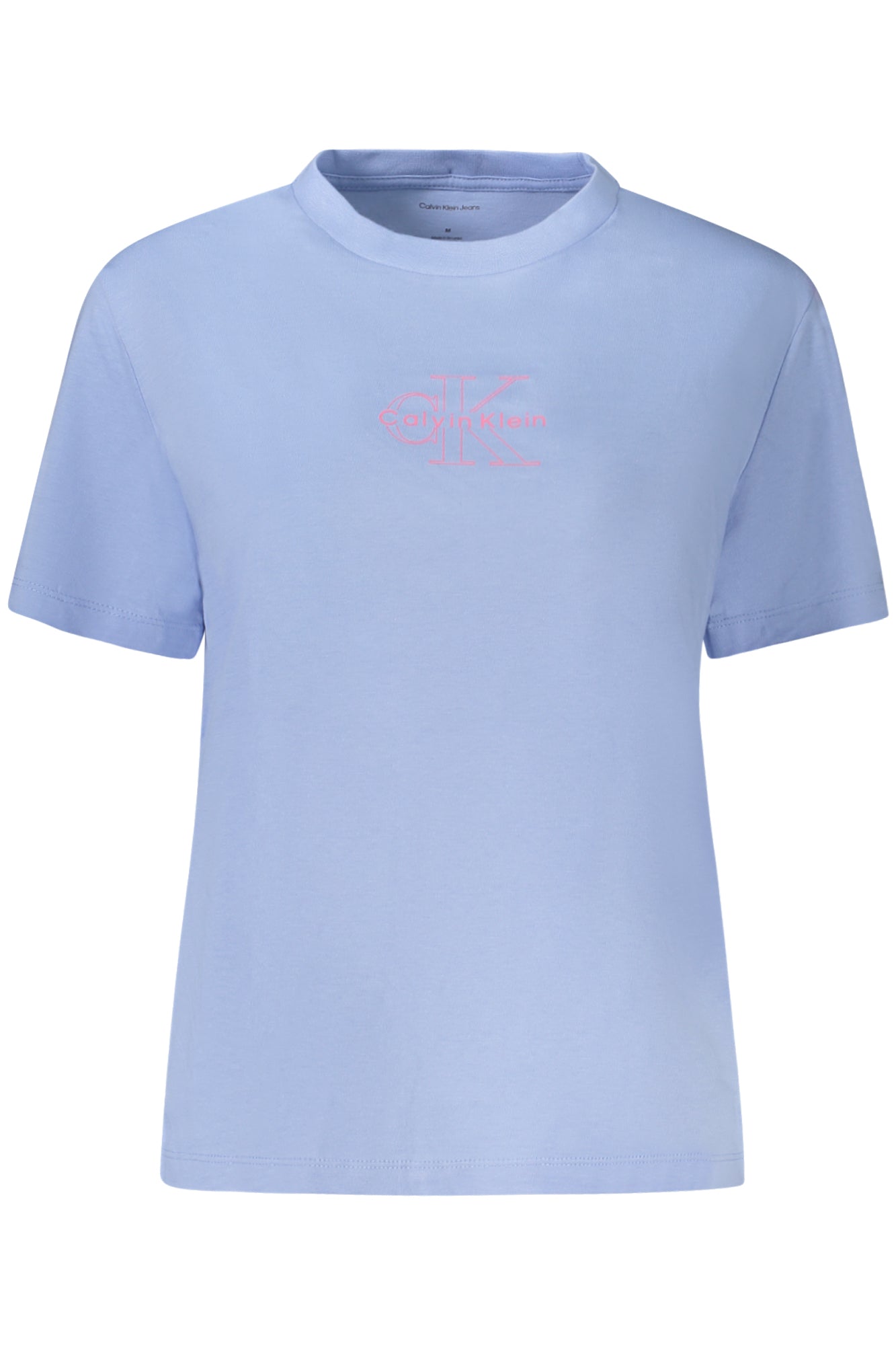 LV047C863G_AZ7ZQ – Damen Kurzarm T-Shirt Blau mit Rundhals & Logo Print – Größe: XS, S, M, L, XL – Farbe: Azzurro