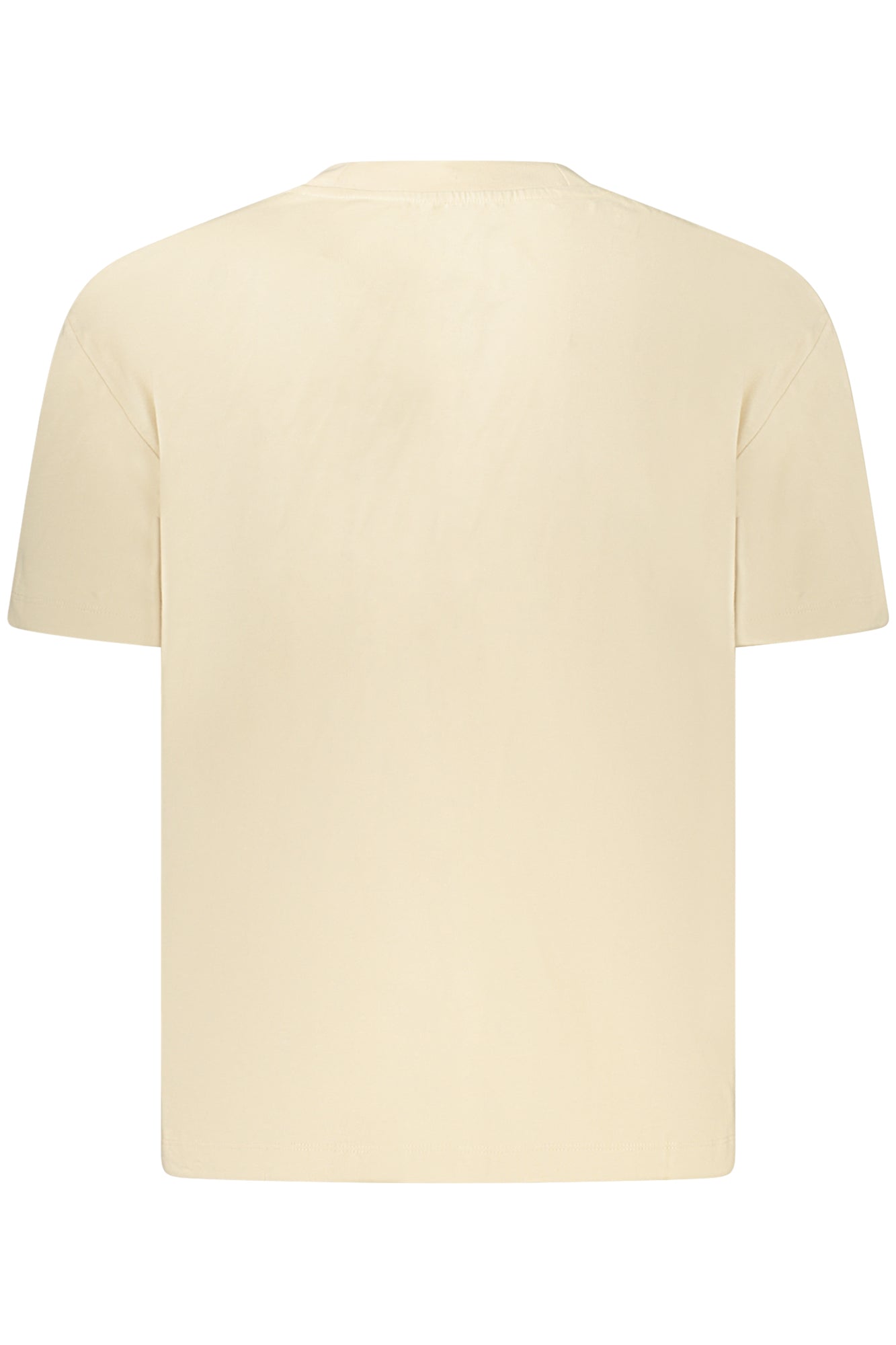 J20J225521_BEAEA – Oversize Damen T-Shirt Beige: Nachhaltig mit Iridierendem Print – Größe: XS, S, M, L, XL – Farbe: Beige