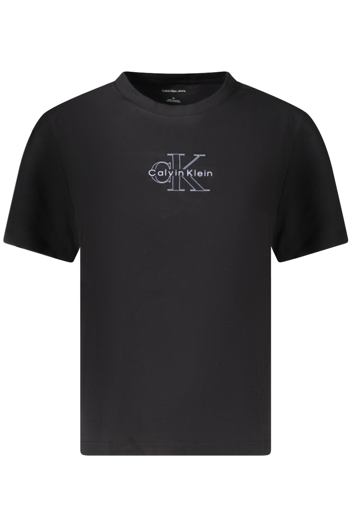 LV047C863G_NEUB1 – Elegantes Damen Kurzarm-T-Shirt mit Print - Schwarz, Rundhals – Größe: XS, S, M, L, XL – Farbe: Nero