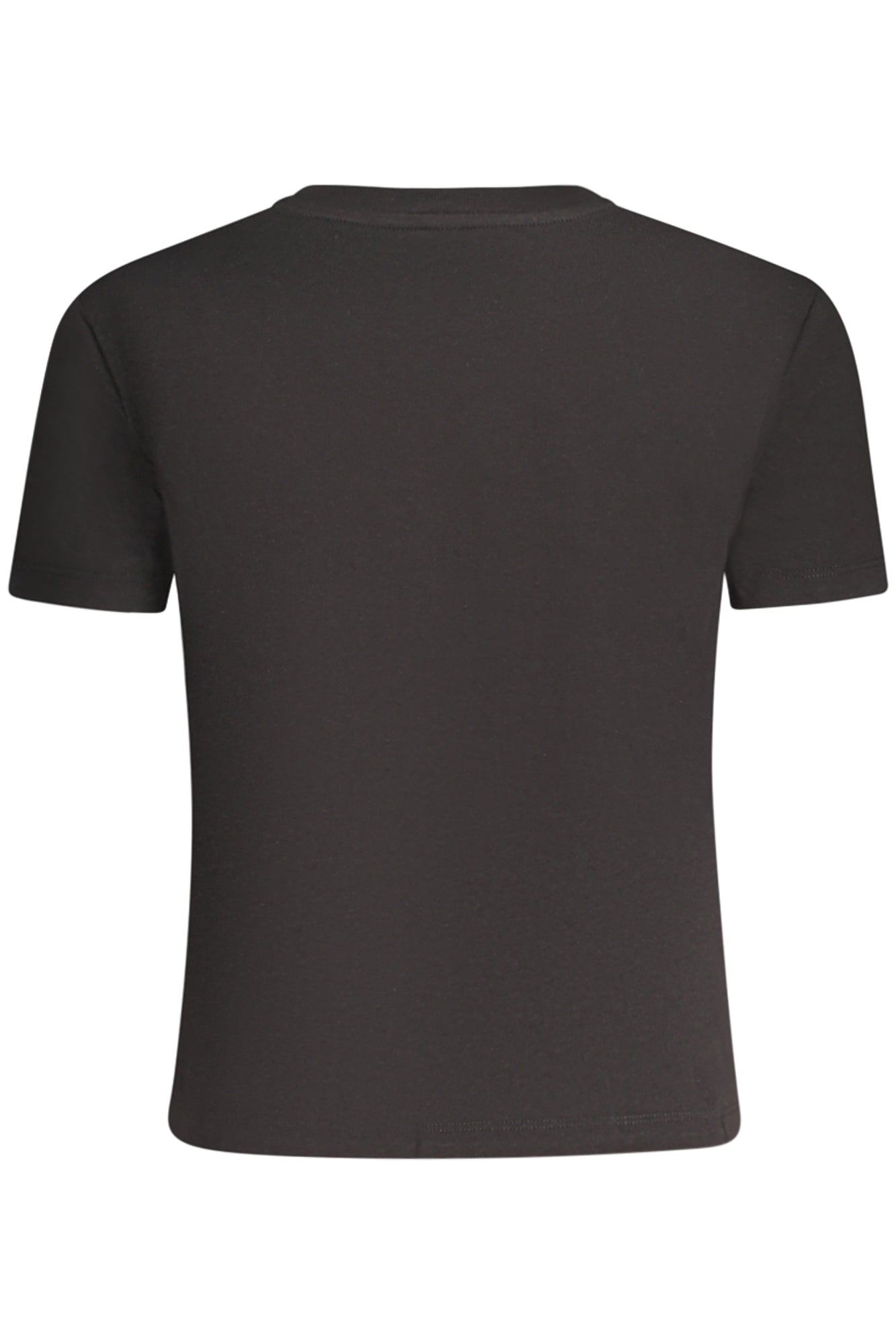 J20J223113_NEBEH – Schwarz Damen Kurzarm-T-Shirt mit Logo & Stickerei aus Bio-Baumwolle – Größe: XS, S, M, L, XL – Farbe: Nero