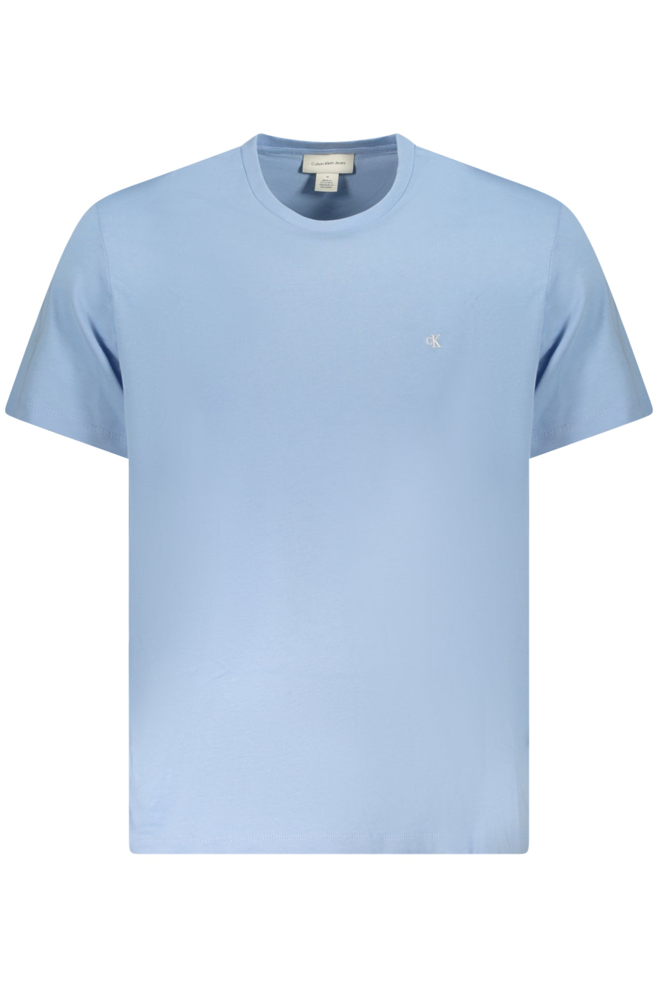 LV040HM265_AZKL9 – Herren T-Shirt Blau mit Rundhals und Logo-Stickerei - Kurzarmdesign – Größe: S, M, L, XL – Farbe: Azzurro