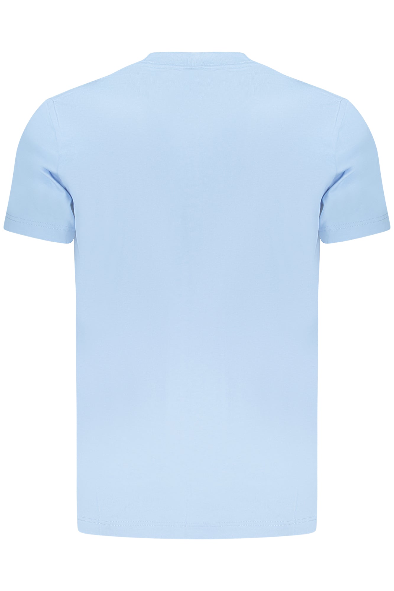 J30J326683_AZCBR – Herren Kurzarm T-Shirt Blau: Rundhals, Druck, Nachhaltige Baumwolle – Größe: S, M, L, XL, 2XL – Farbe: Azzurro