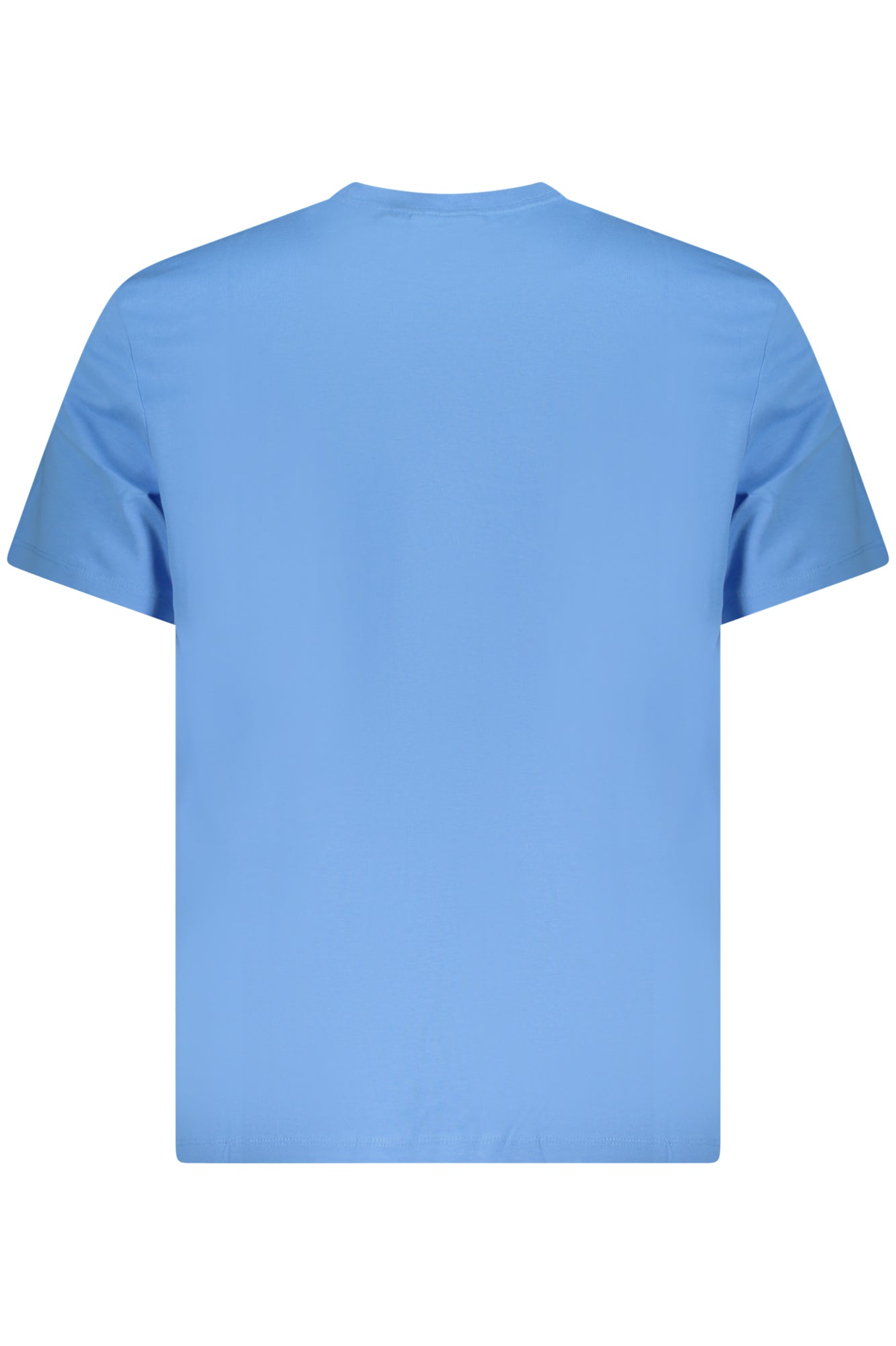 LV04RB849G_AZC19 – Blaues Herren Kurzarm-T-Shirt mit Rundhals und Logo-Aufdruck – Größe: S, M, L, XL – Farbe: Azzurro