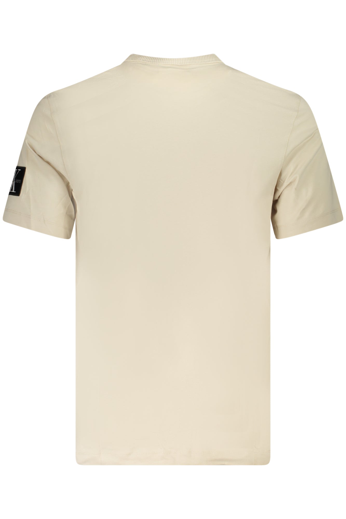 J30J323484_BEPDV – Herren Kurzarm-T-Shirt Beige - Nachhaltig & Stilvoll mit Logodetails – Größe: S, M, L, XL, 2XL – Farbe: Beige