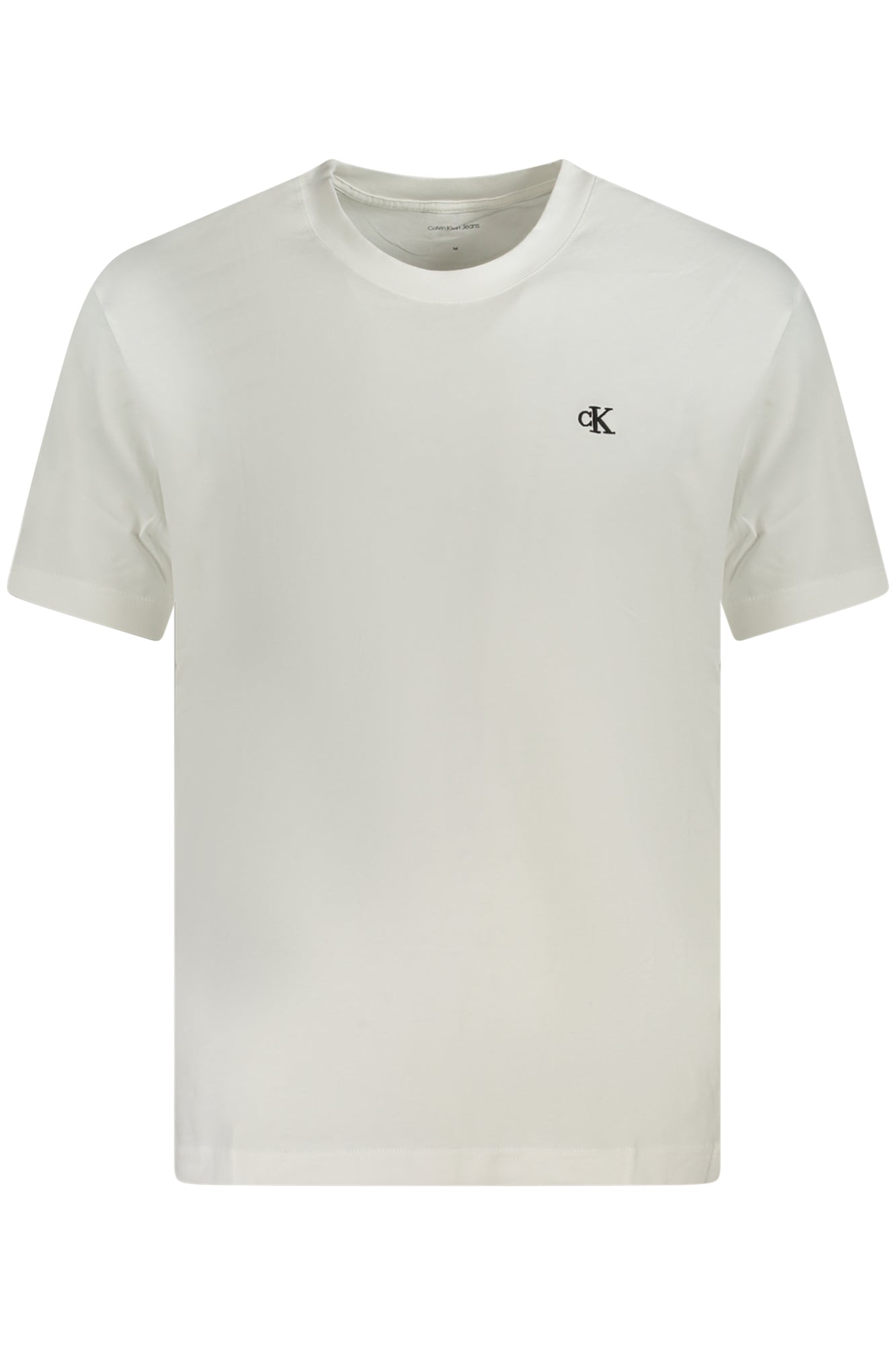 J30J327473_BIYAF – Trendiges Herren Kurzarm-T-Shirt aus Bio-Baumwolle mit Stickerei – Größe: S, M, L, XL, 2XL – Farbe: Bianco