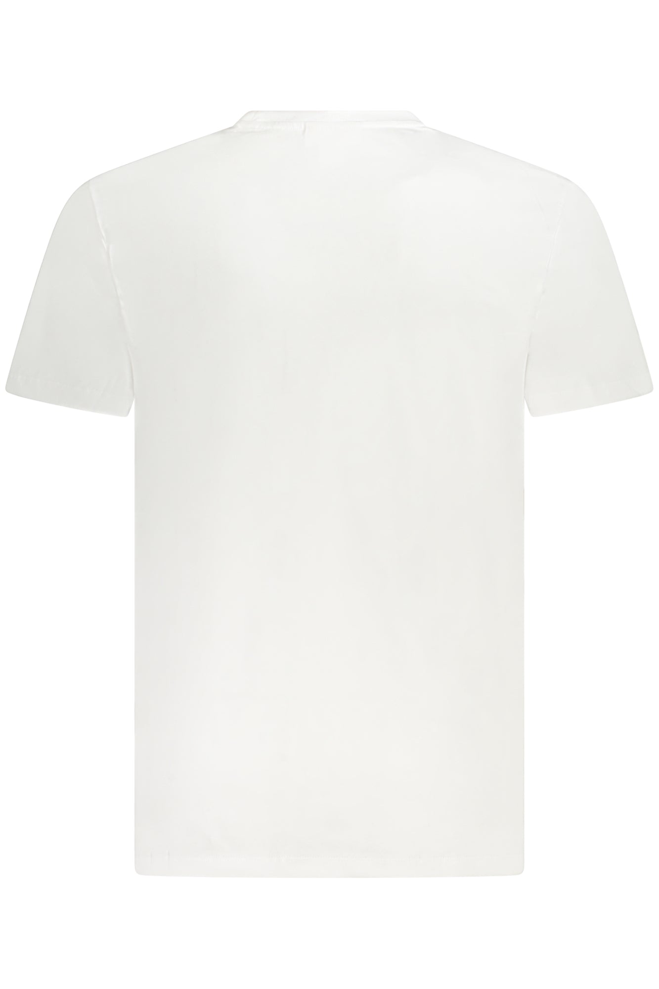 LV040HM265_BIYAA – Herren Kurzarm T-Shirt Weiß mit Rundhals & Stickerei-Logo – Größe: S, M, L, XL, 2XL – Farbe: Bianco