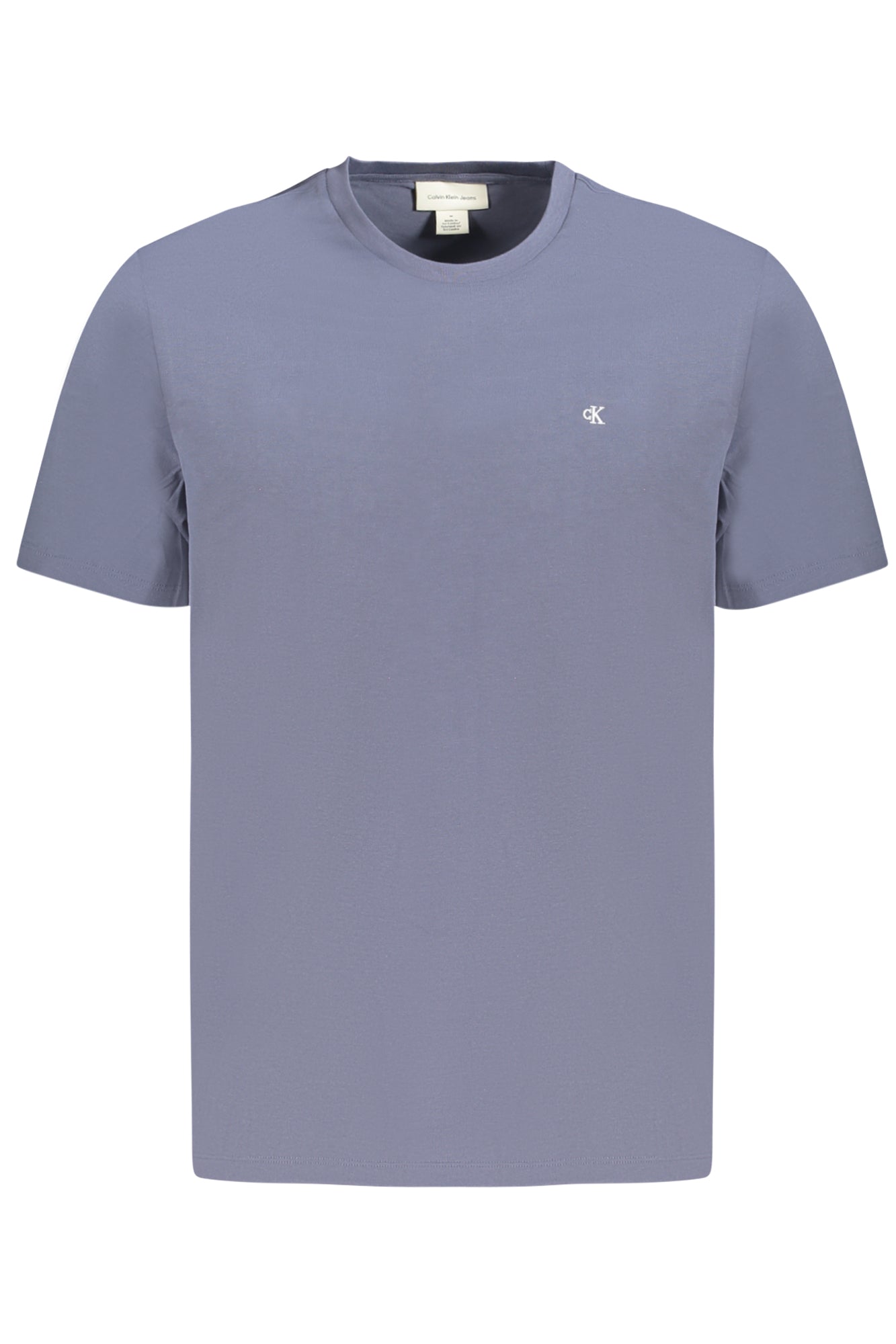 LV040HM265_BLFCG – Herren Kurzarm-T-Shirt Blau mit Rundhals & Logo-Stickerei – Größe: S, M, L, XL – Farbe: Blu