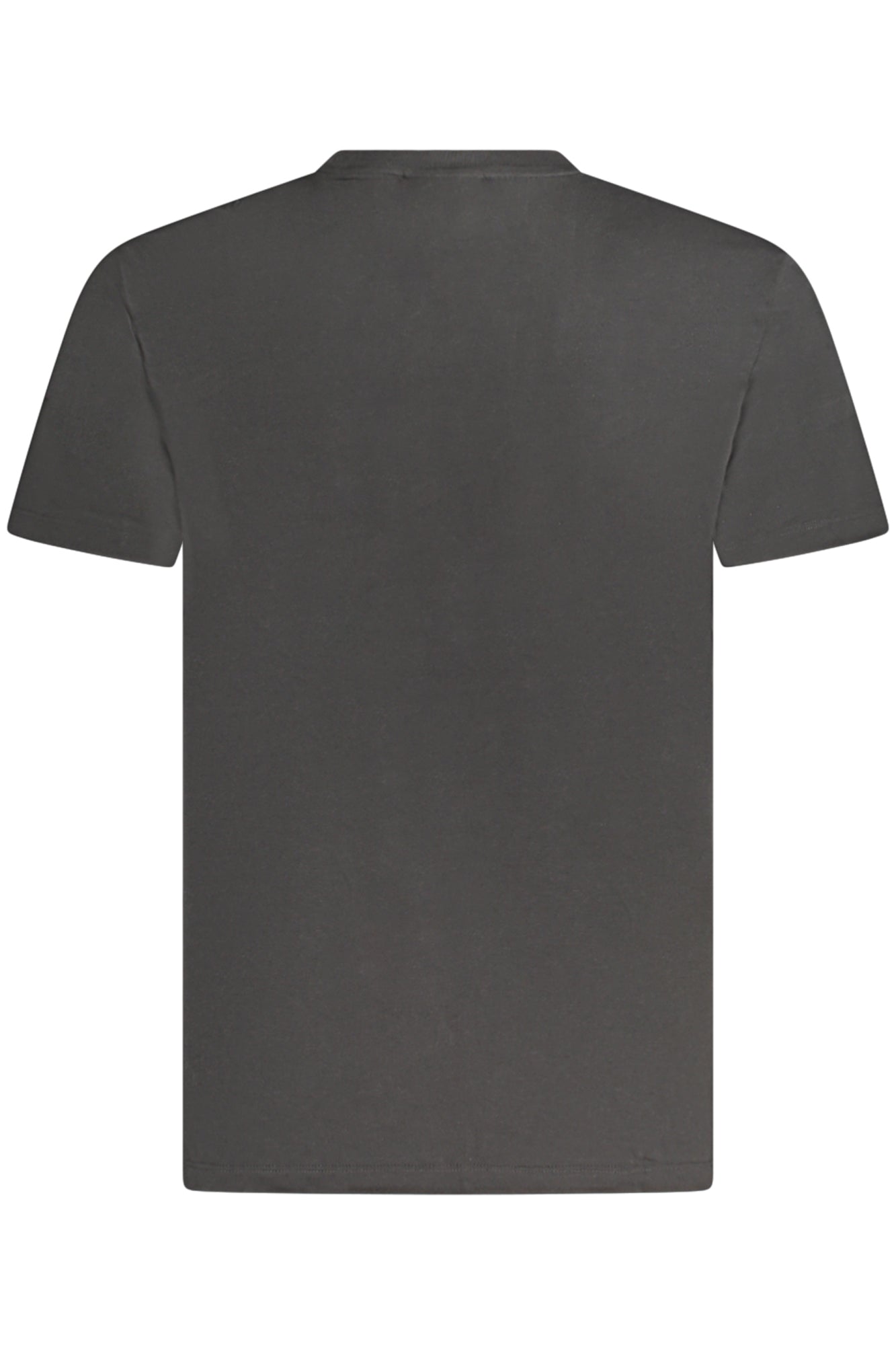 LV040HM265_NEUB1 – Herren Schwarz T-Shirt mit Rundhals & Stickerei - Kurzarm Mode – Größe: S, M, L, XL – Farbe: Nero
