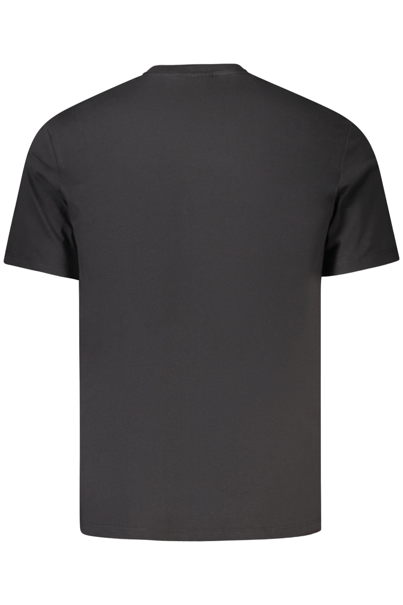 LV04RC272G_NEUB1 – Schwarzes Herren T-Shirt mit Rundhals und Logo-Applikation – Größe: S, M, L, XL, 2XL – Farbe: Nero