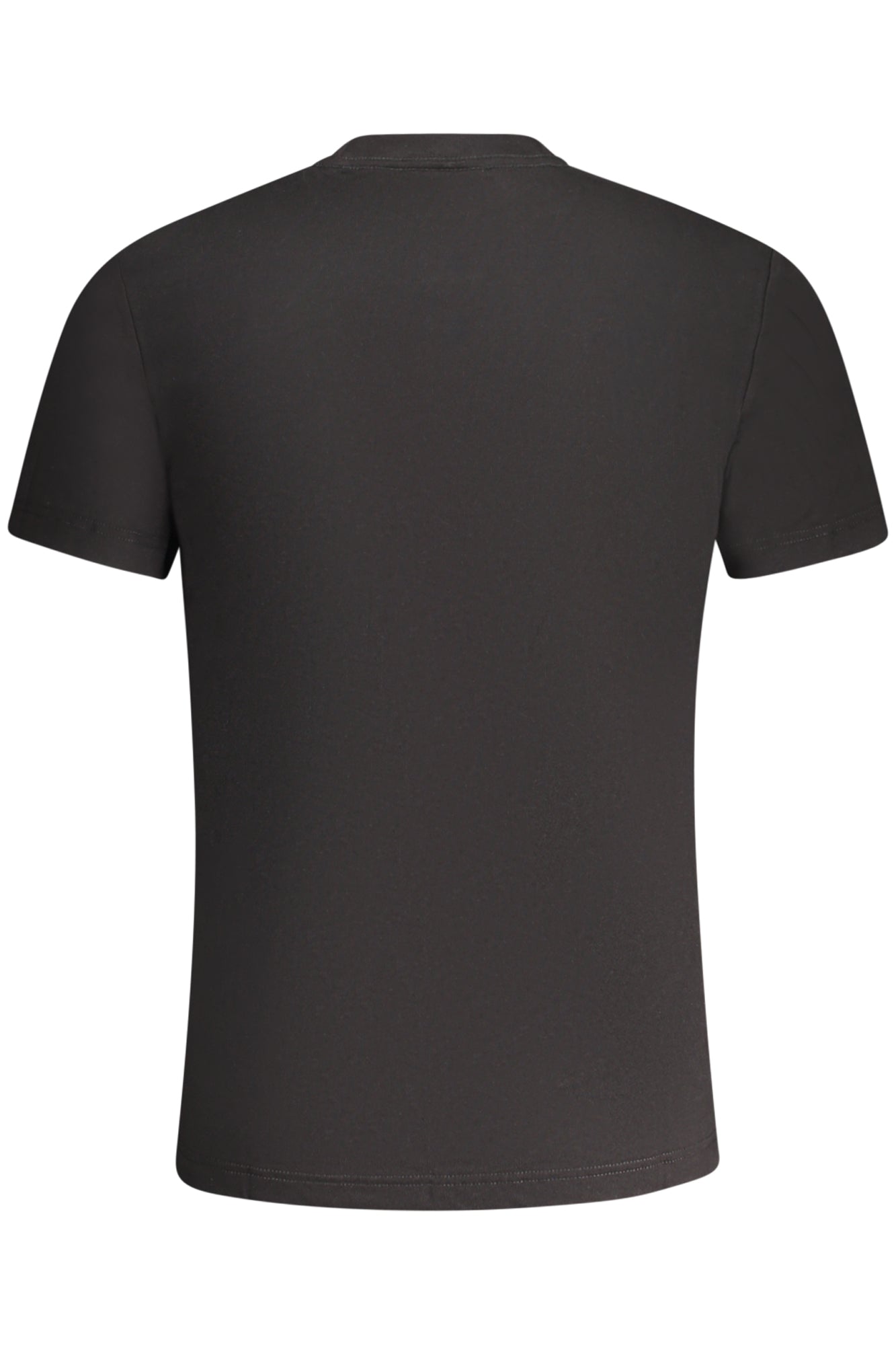 J30J326683_NEBEH – Nachhaltiges Herren-Kurzarmshirt Schwarz – Rundhals, Logodruck, 95% Baumwolle – Größe: S, M, L, XL, 2XL – Farbe: Nero