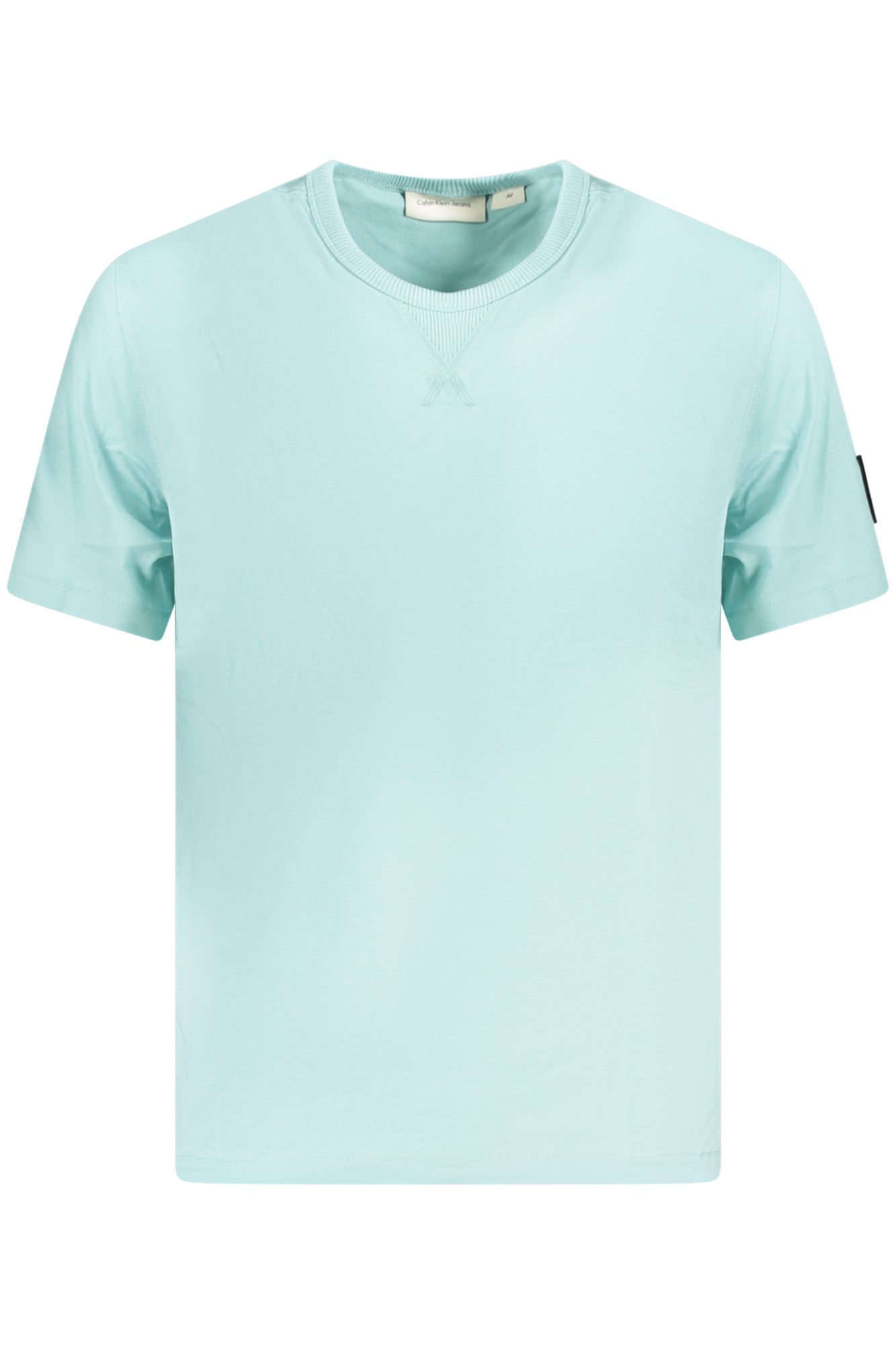 J30J323484_VEMR5 – Herren Grün T-Shirt: Rundhals, Kontrastdetails, 95% Regener. Baumwolle – Größe: S, M, L, XL, 2XL – Farbe: Verde
