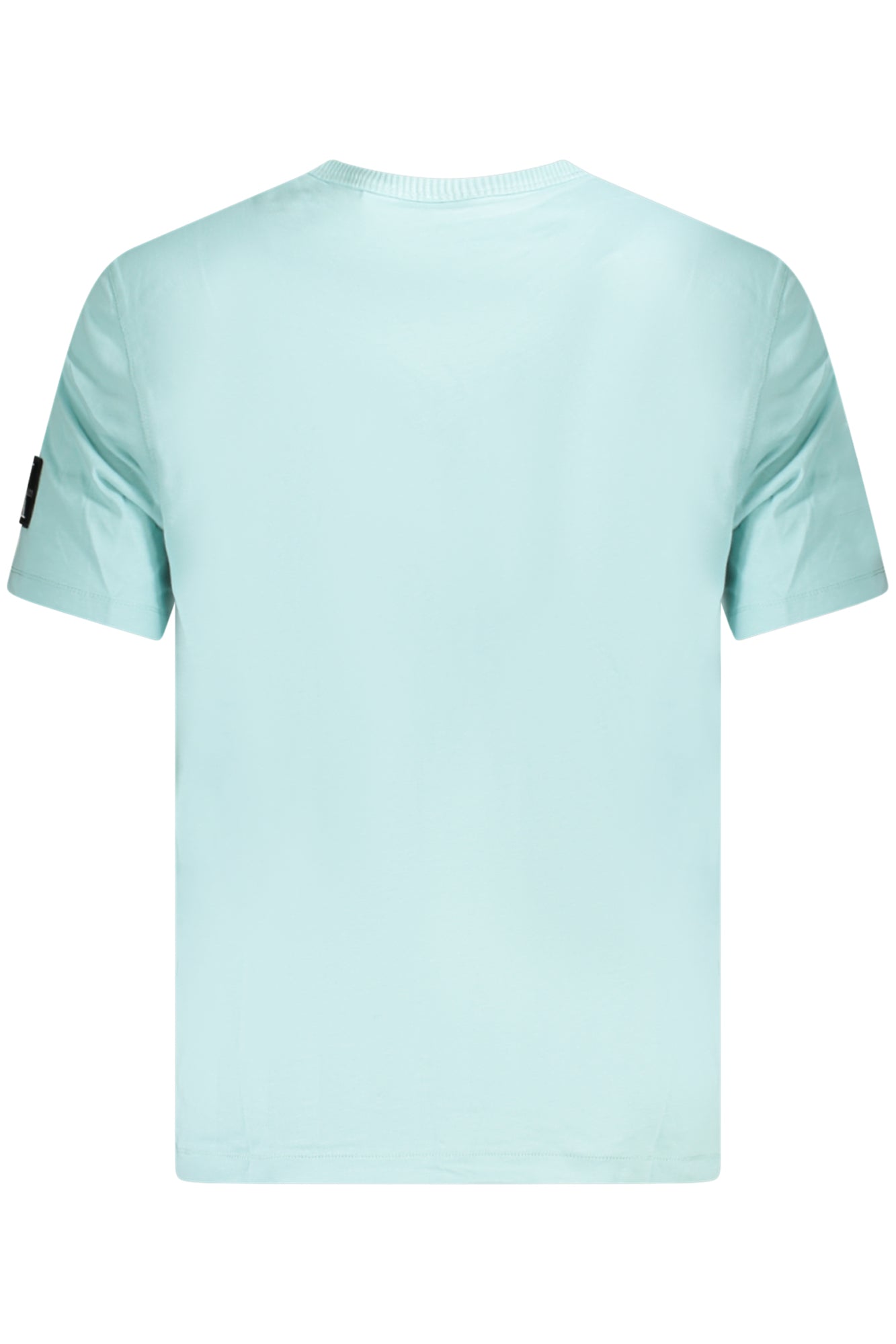 J30J323484_VEMR5 – Herren Grün T-Shirt: Rundhals, Kontrastdetails, 95% Regener. Baumwolle – Größe: S, M, L, XL, 2XL – Farbe: Verde