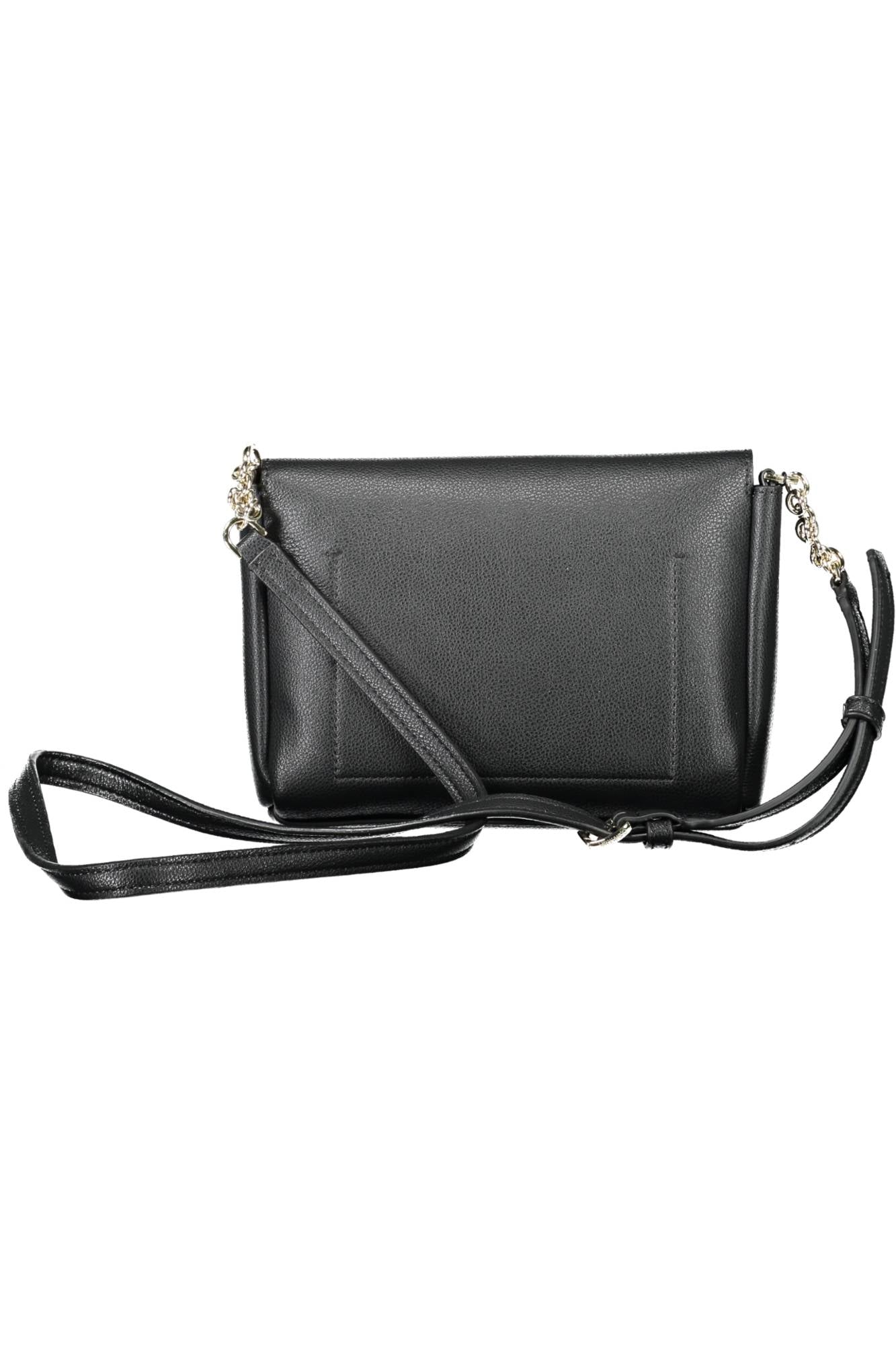K60K606510_NERO_BAX – Elegante Schultertasche Damen Schwarz mit Kontrastdetails und Logo – Größe: UNI – Farbe: Nero