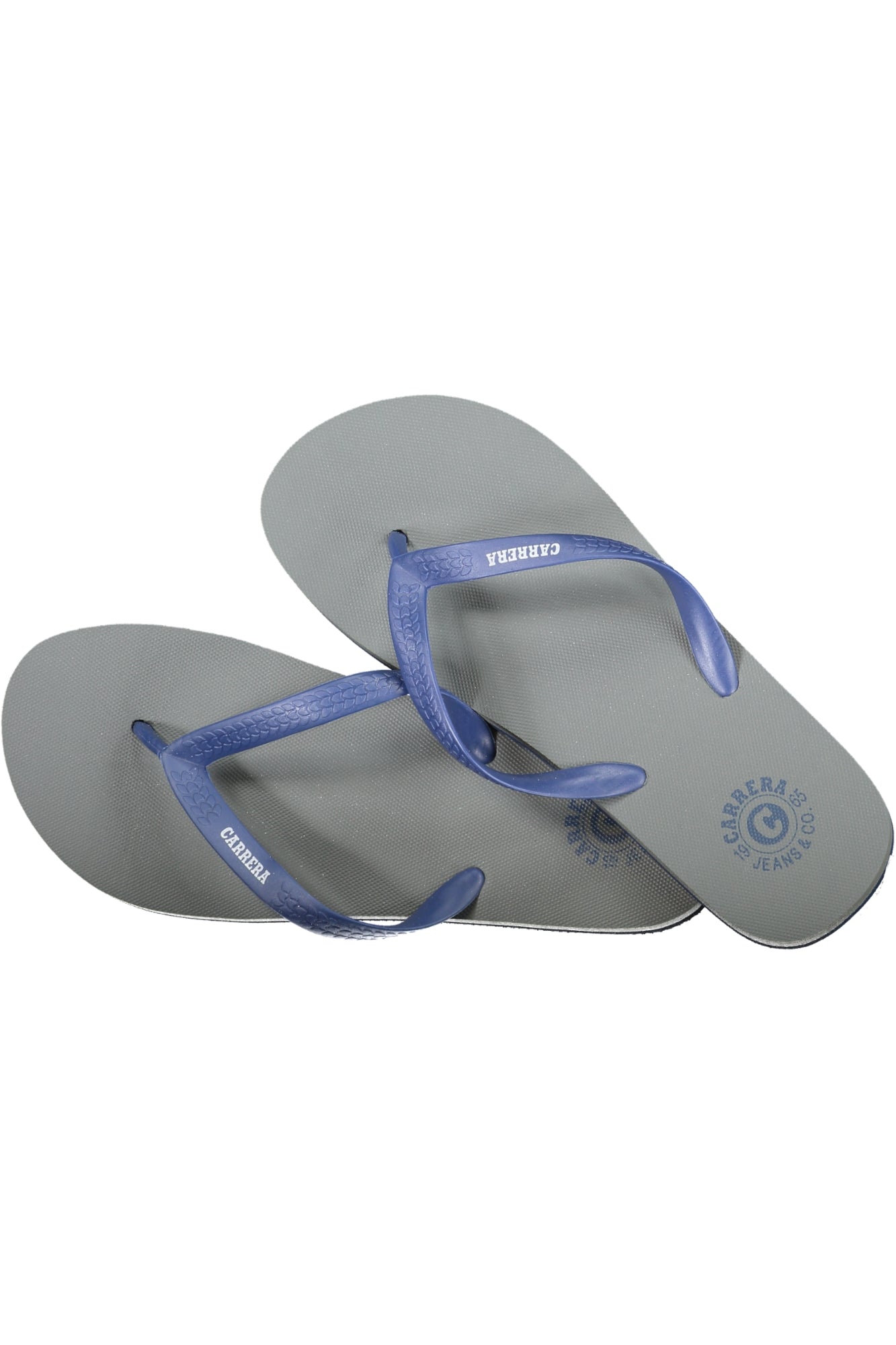 CAM91300X_GR4330 – Bequeme Herren-Pantoffeln in Grau - Mit Kontrastdetails und Logo – Größe: 40, 41, 42, 43, 44, 45 – Farbe: Grigio