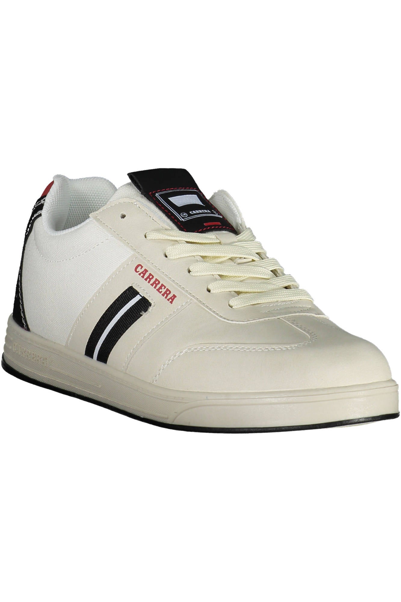 CAM23300M_BIANCO_1020 – Stylischer Herrensportschuh Weiß mit Schnürsenkeln und Kontrastdetails – Größe: 40, 41, 42, 43, 44 – Farbe: Bianco