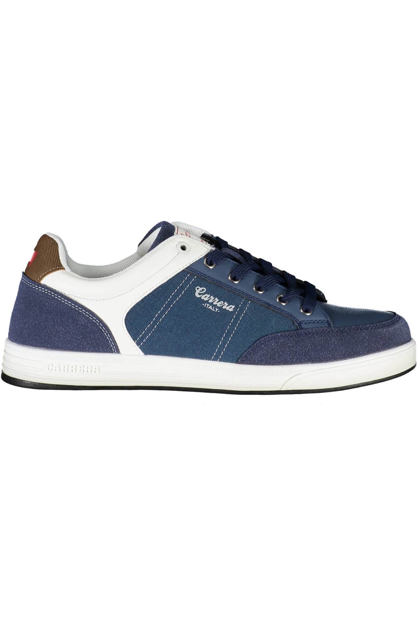 CAM23302M_BLU_3510 – Stylischer Herrensneaker Blau mit Kontrastdetails und Schnürdesign – Größe: 40, 41, 42, 43, 44, 45 – Farbe: Blu