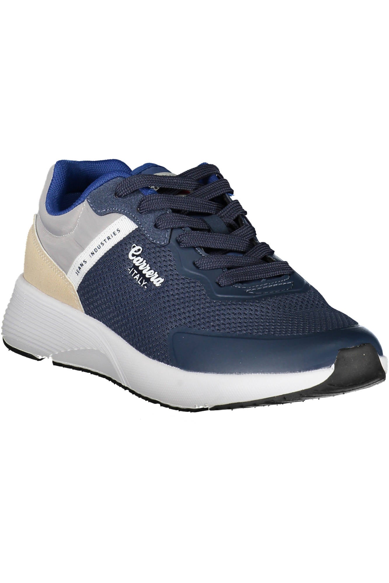 CAM31202M_BLU_3341 – Herren Sportschuh Blau: Schnürsenkel & Kontraste für Top-Performance – Größe: 40, 41, 42, 43, 44, 45 – Farbe: Blu