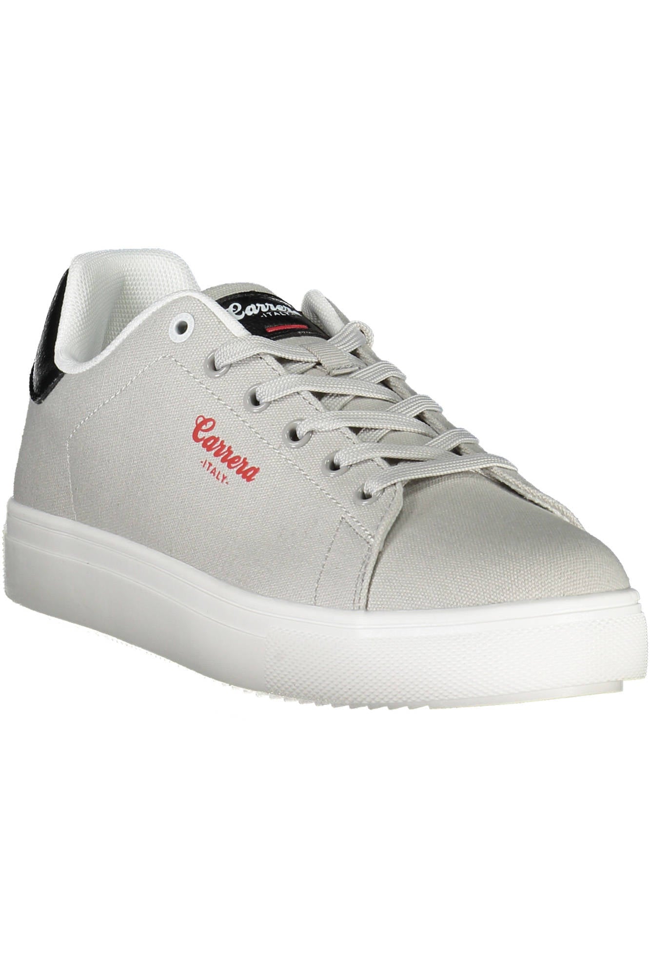 CAM23100C_GRIGIO_4220 – Stylischer Herren-Sportschuh in Grau mit Schnürsenkeln und Kontrast – Größe: 40, 41, 42, 43, 44 – Farbe: Grigio
